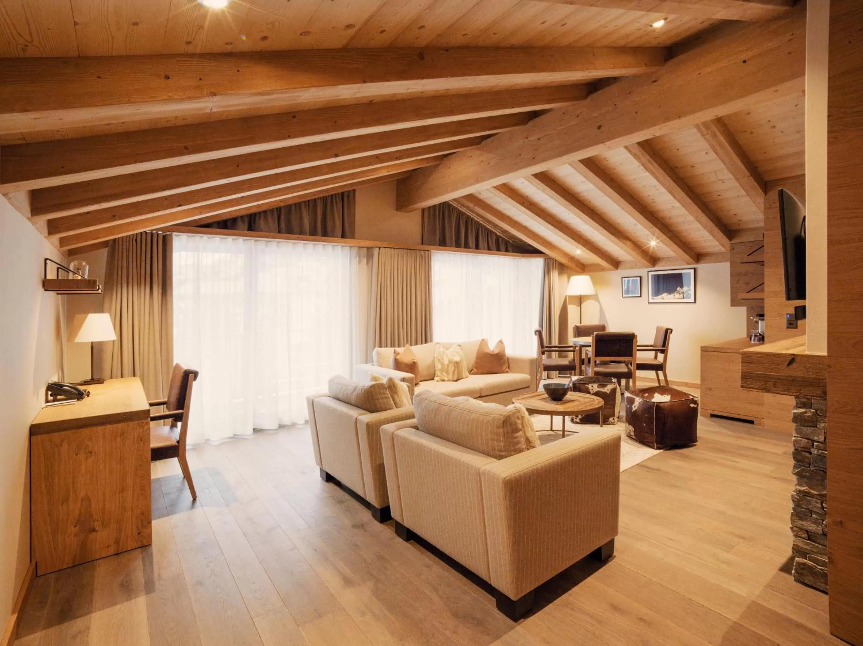 Living room in The Capra Saas-Fee