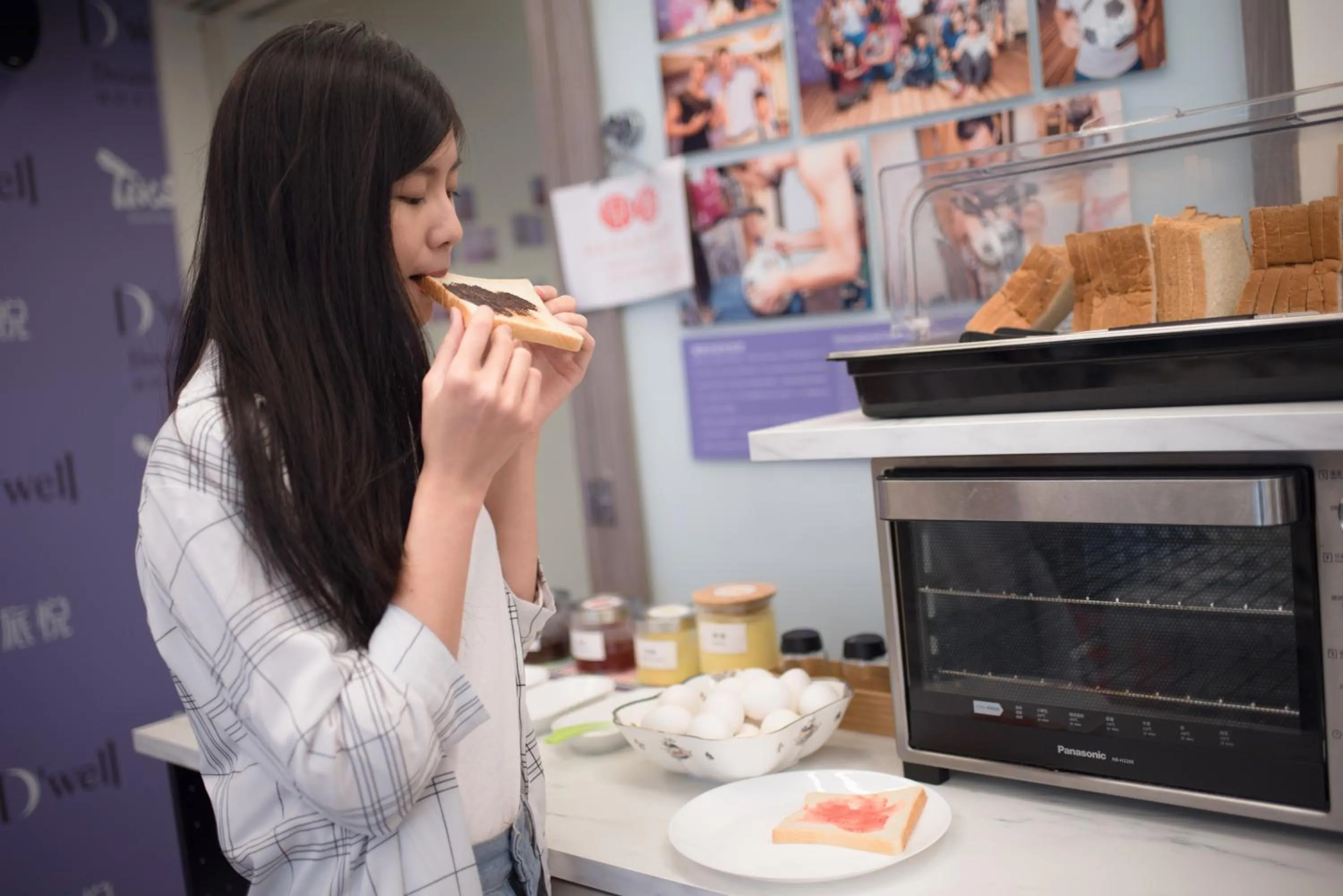 American breakfast in 旅悅 國際青年旅館 DreamWell Hostel