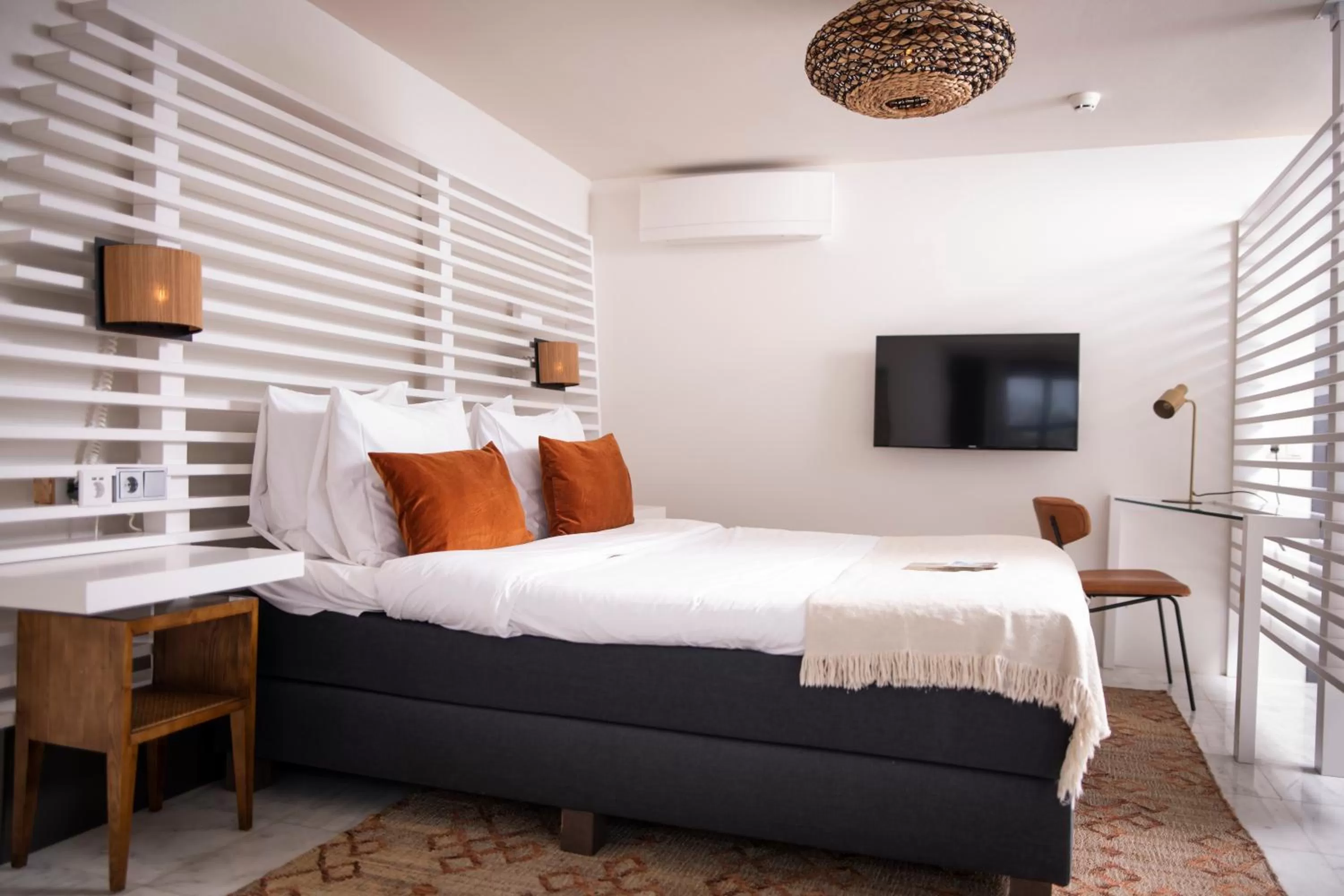 Bed in Nobel Hotel Ameland