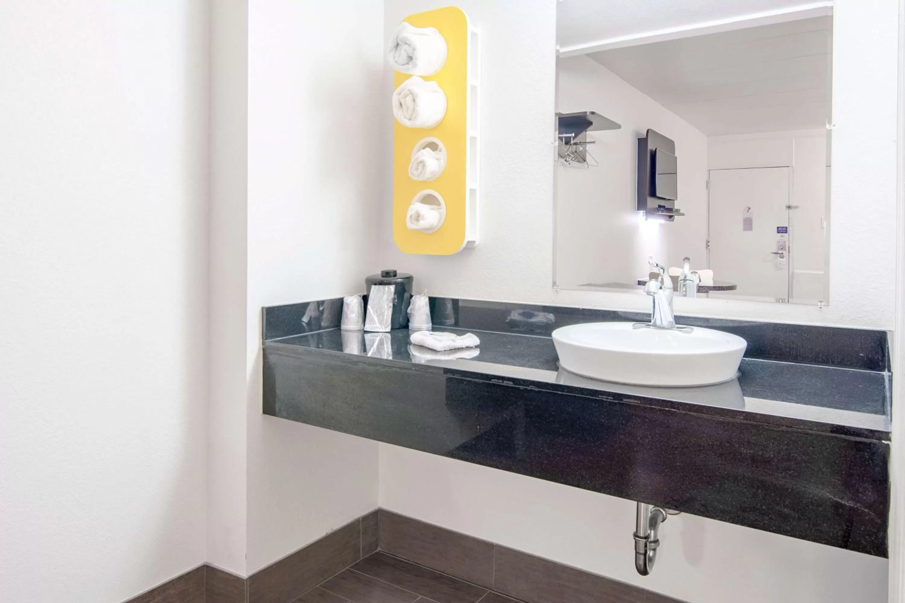 Bathroom in Motel 6-Glassboro, NJ - Rowan University