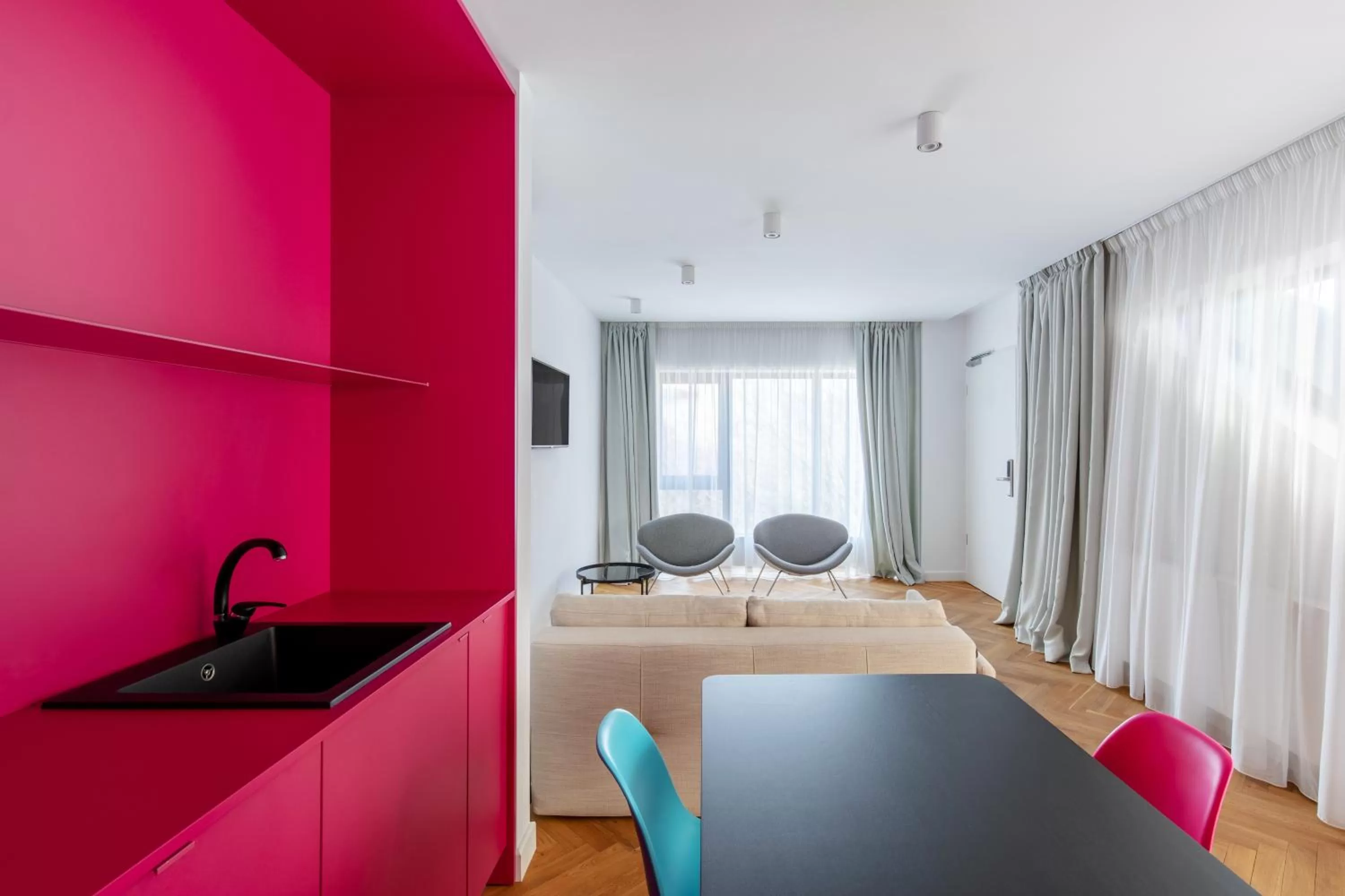 Living room in Aparthotel Blend City Center