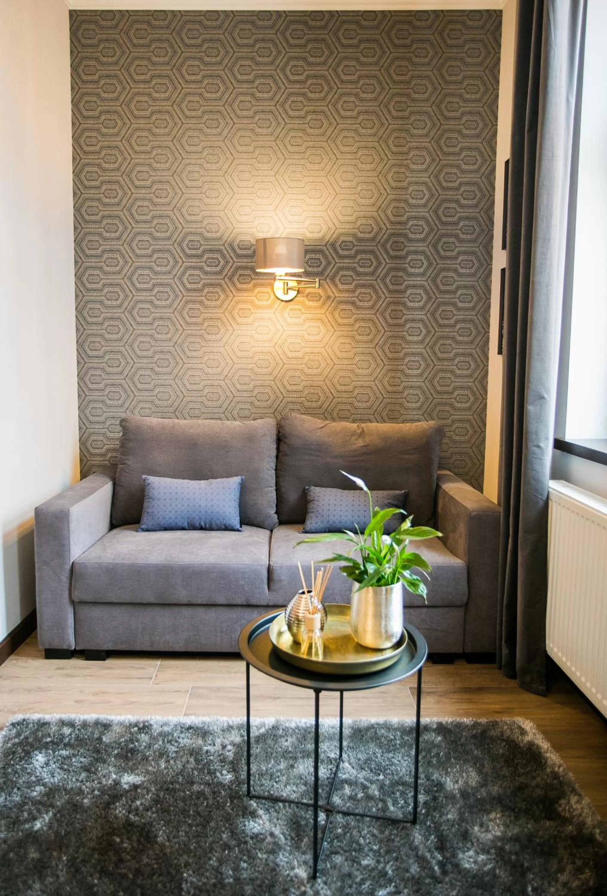 Living room, Seating Area in Chicago Vendégház