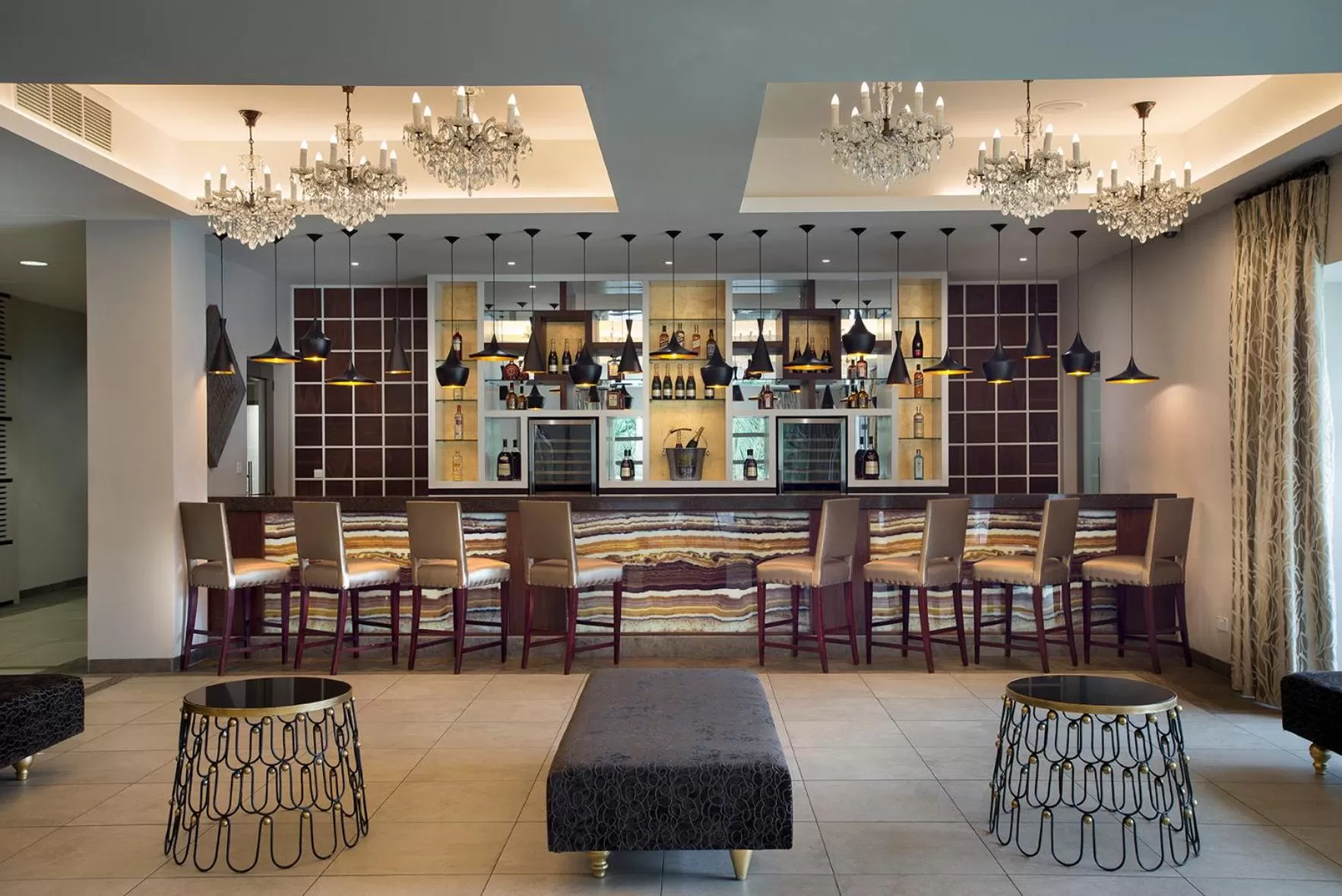 Lounge or bar in Labadi Beach Hotel