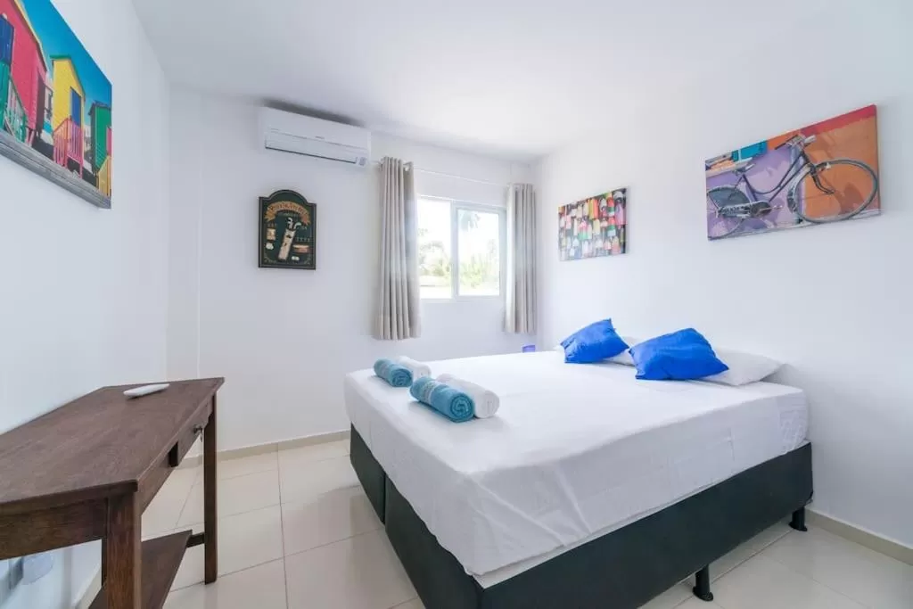 Bed in Manga Verde Beach Residence