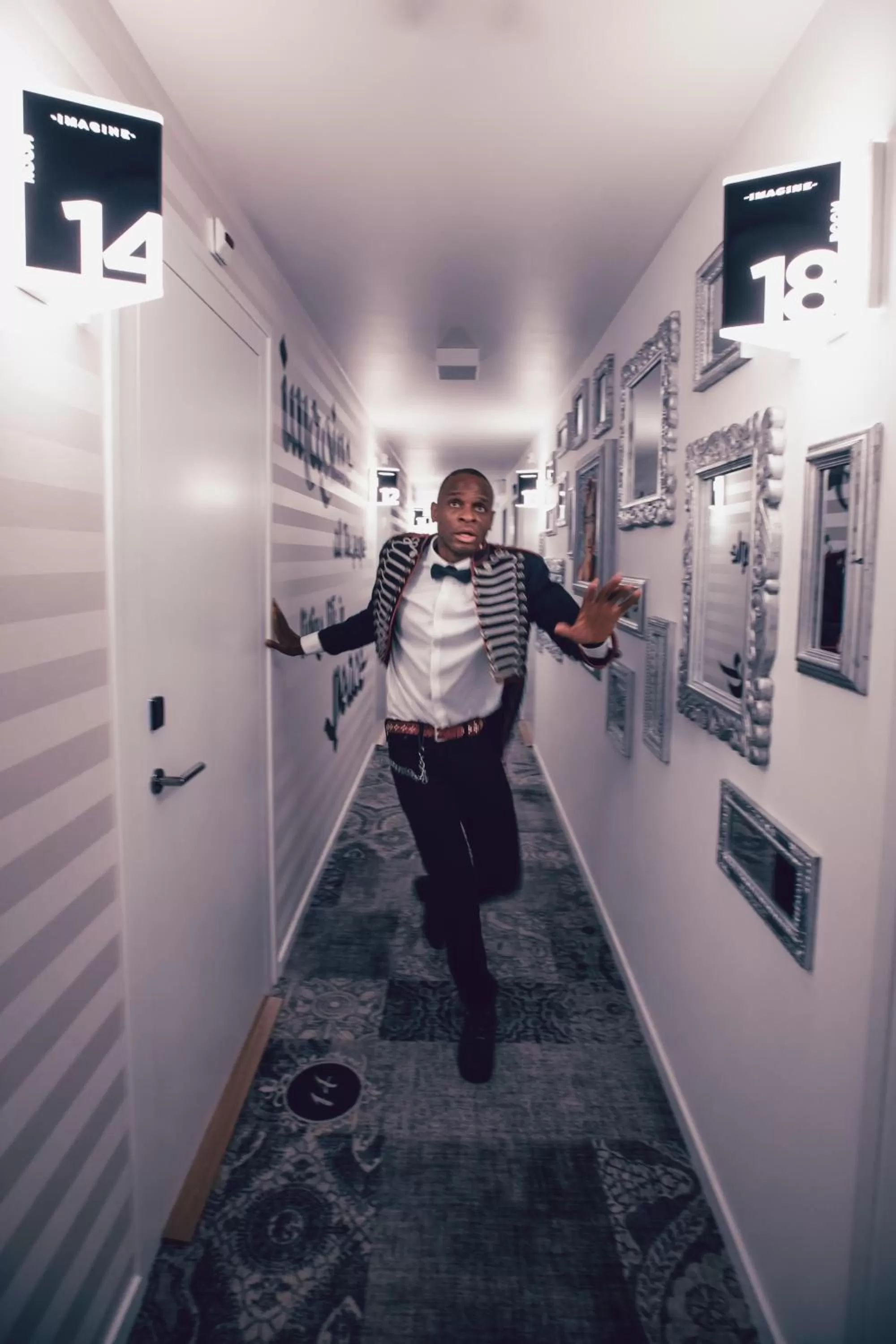 Decorative detail in ibis Styles Lausanne Center MadHouse