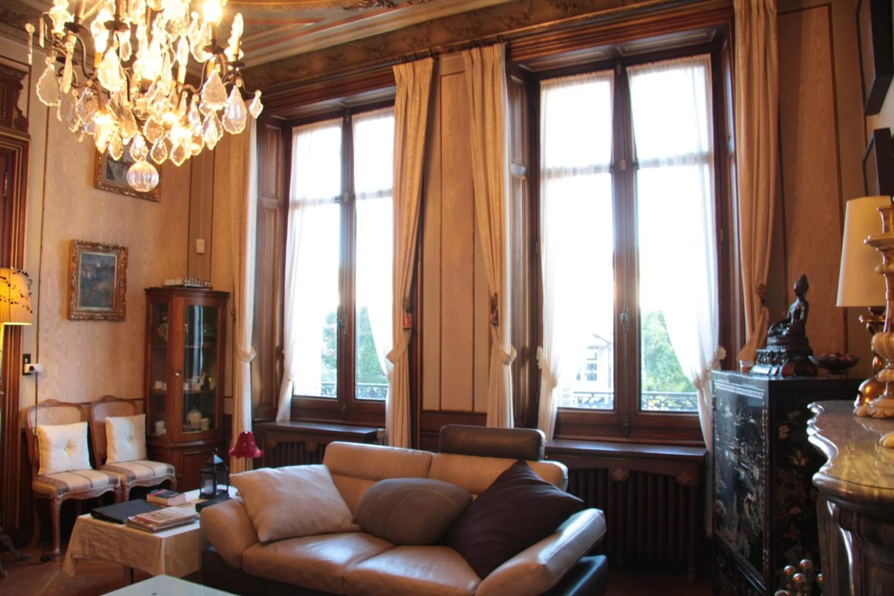 Communal lounge/ TV room in Villa Primerose