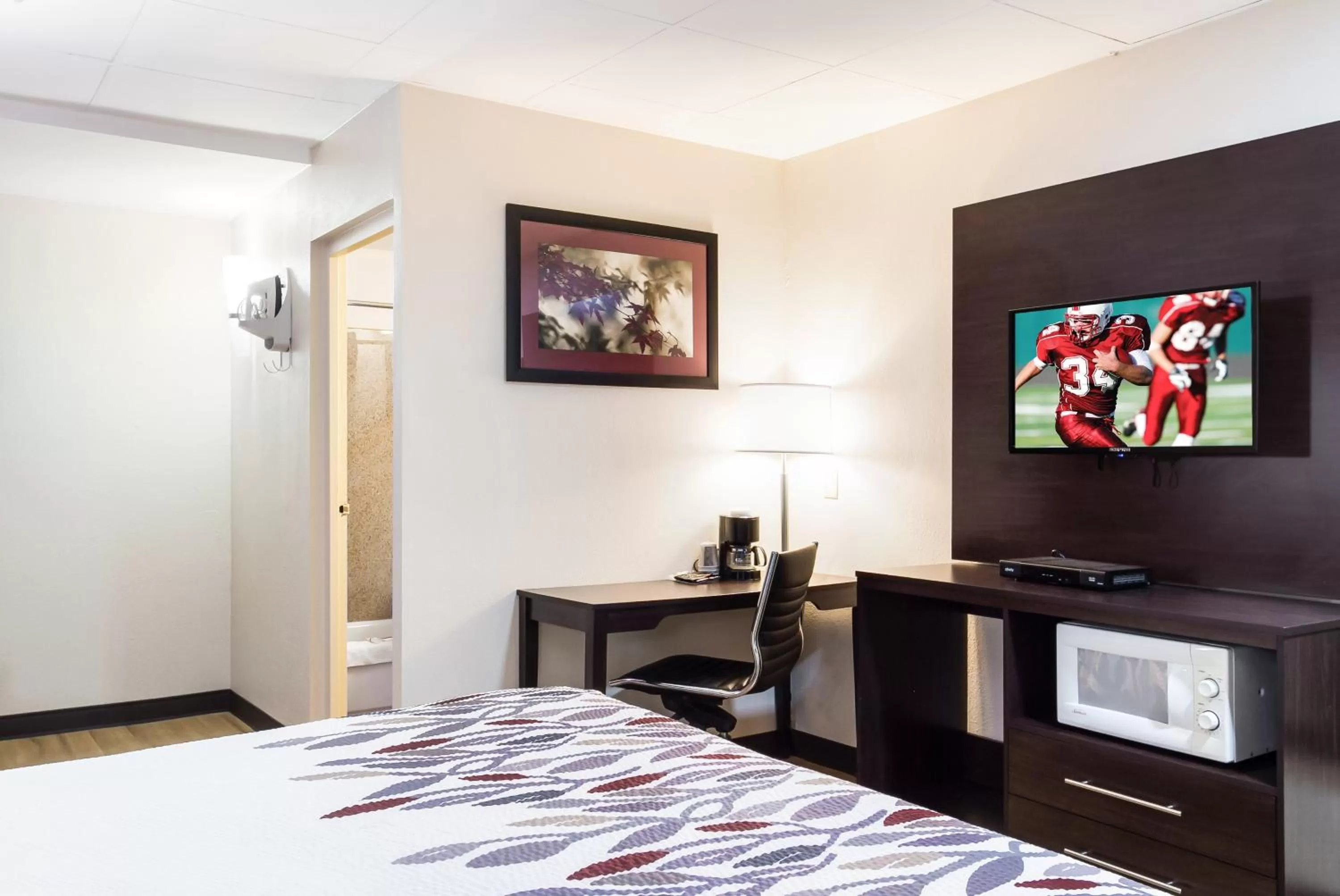 Photo of the whole room, Bed in Red Roof Inn York Downtown