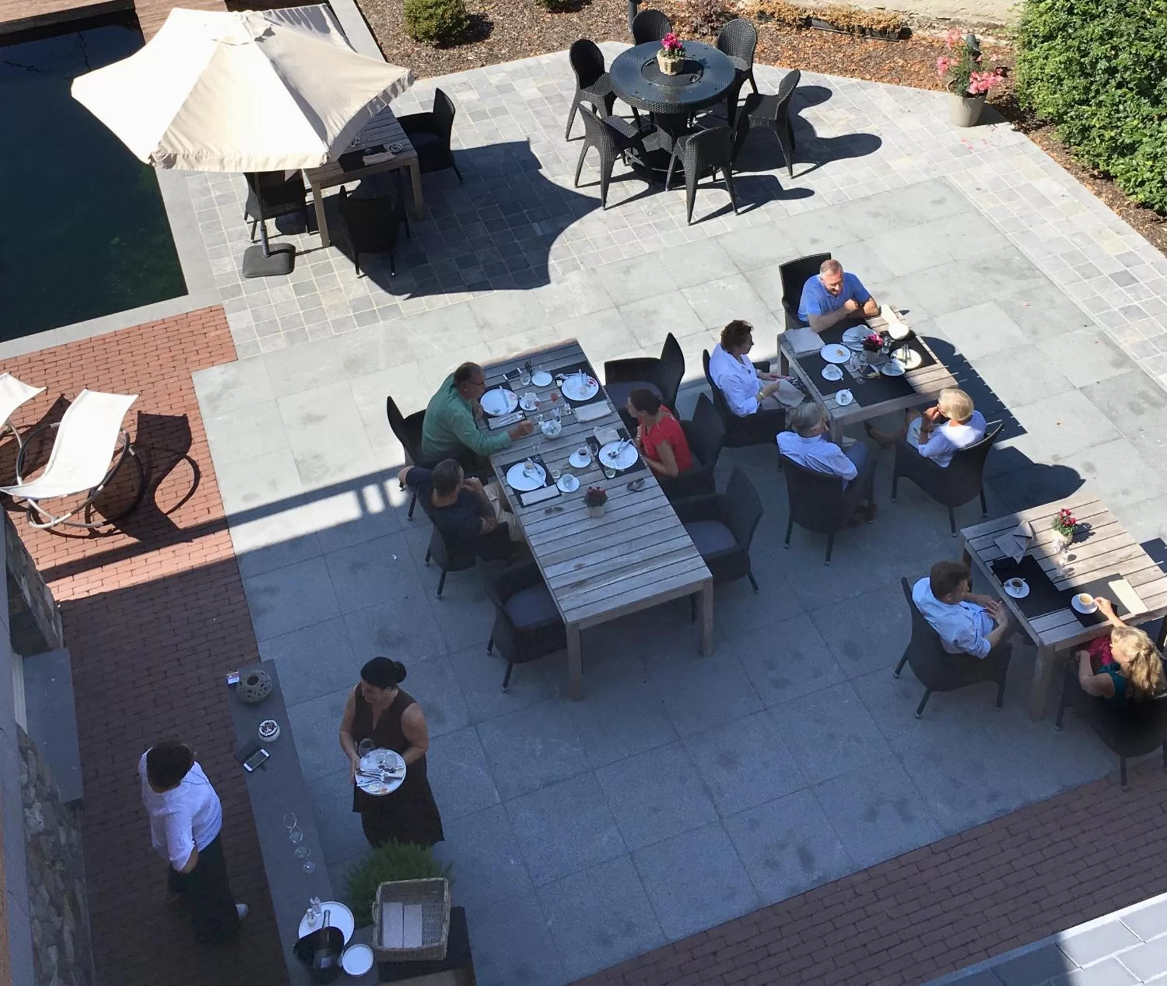 Garden view, Restaurant/Places to Eat in Charmehotel Villa Saporis