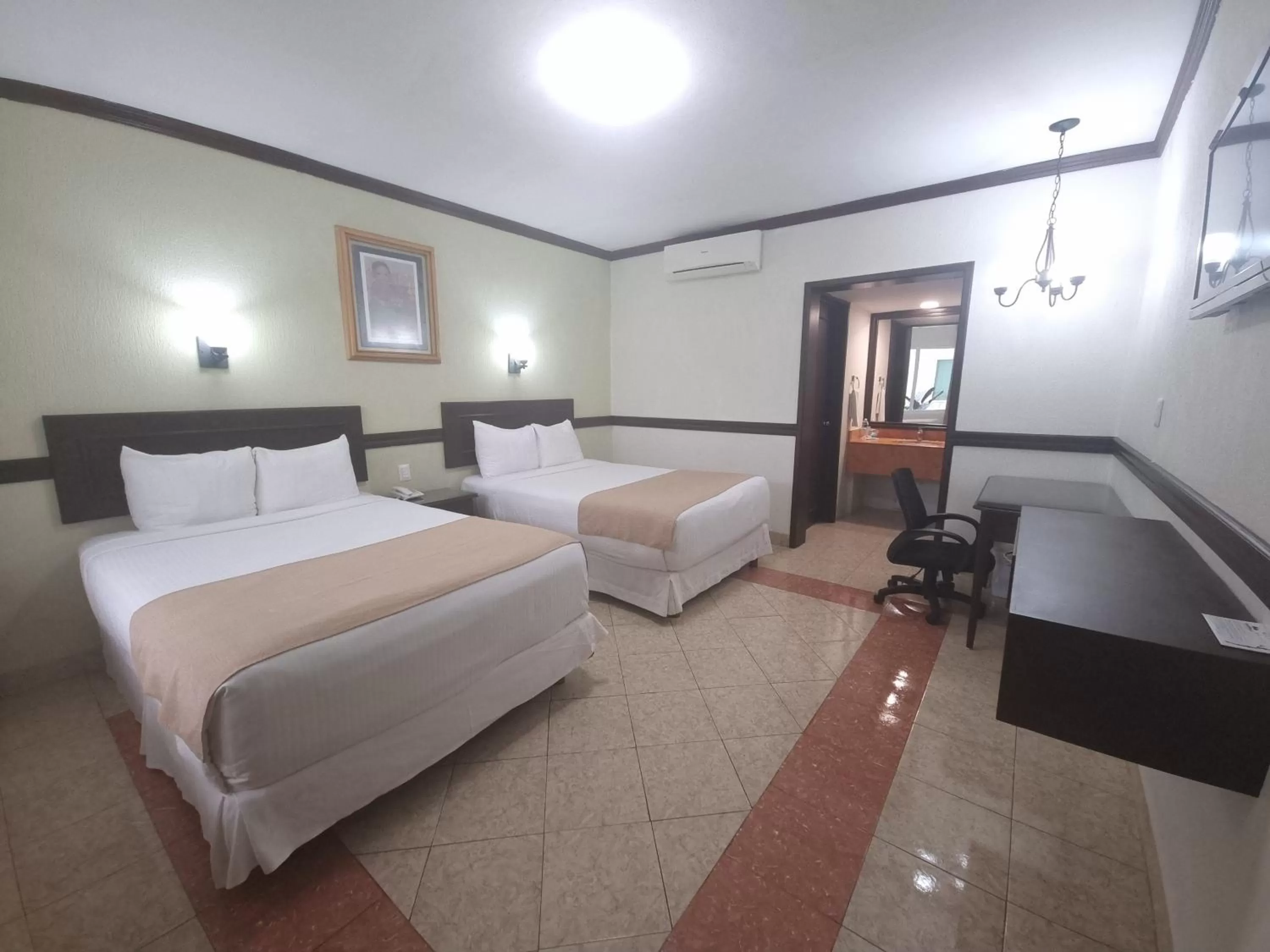 Bed in Hotel Casa Blanca