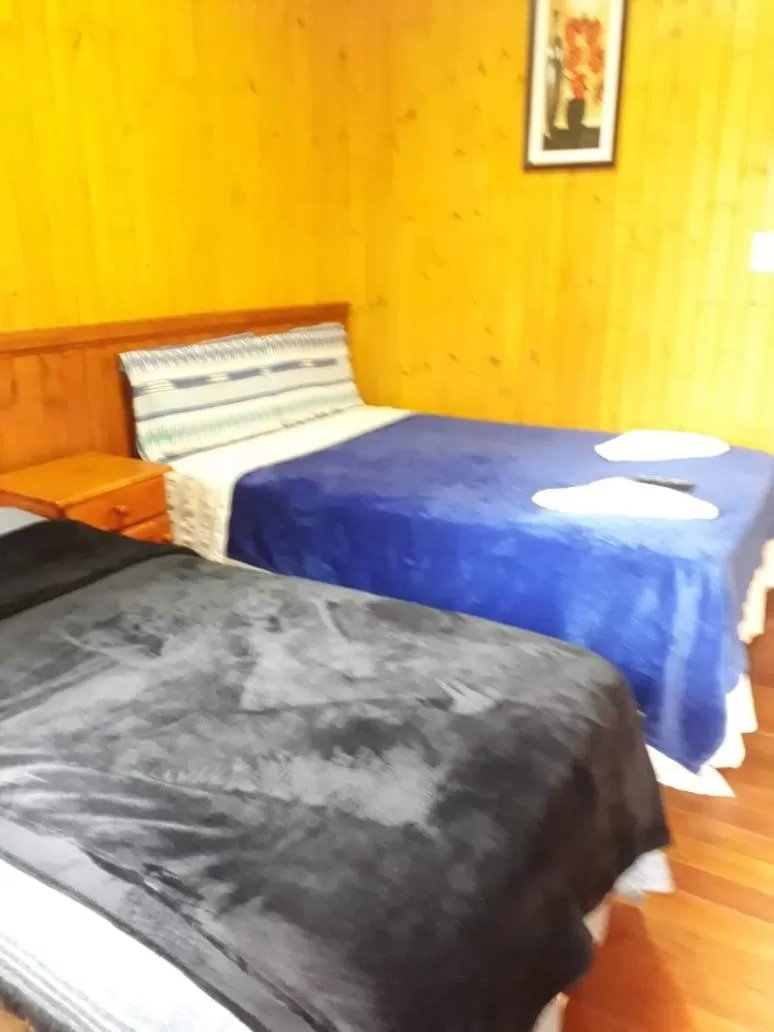 Bed in Petit Hotel Caraguata