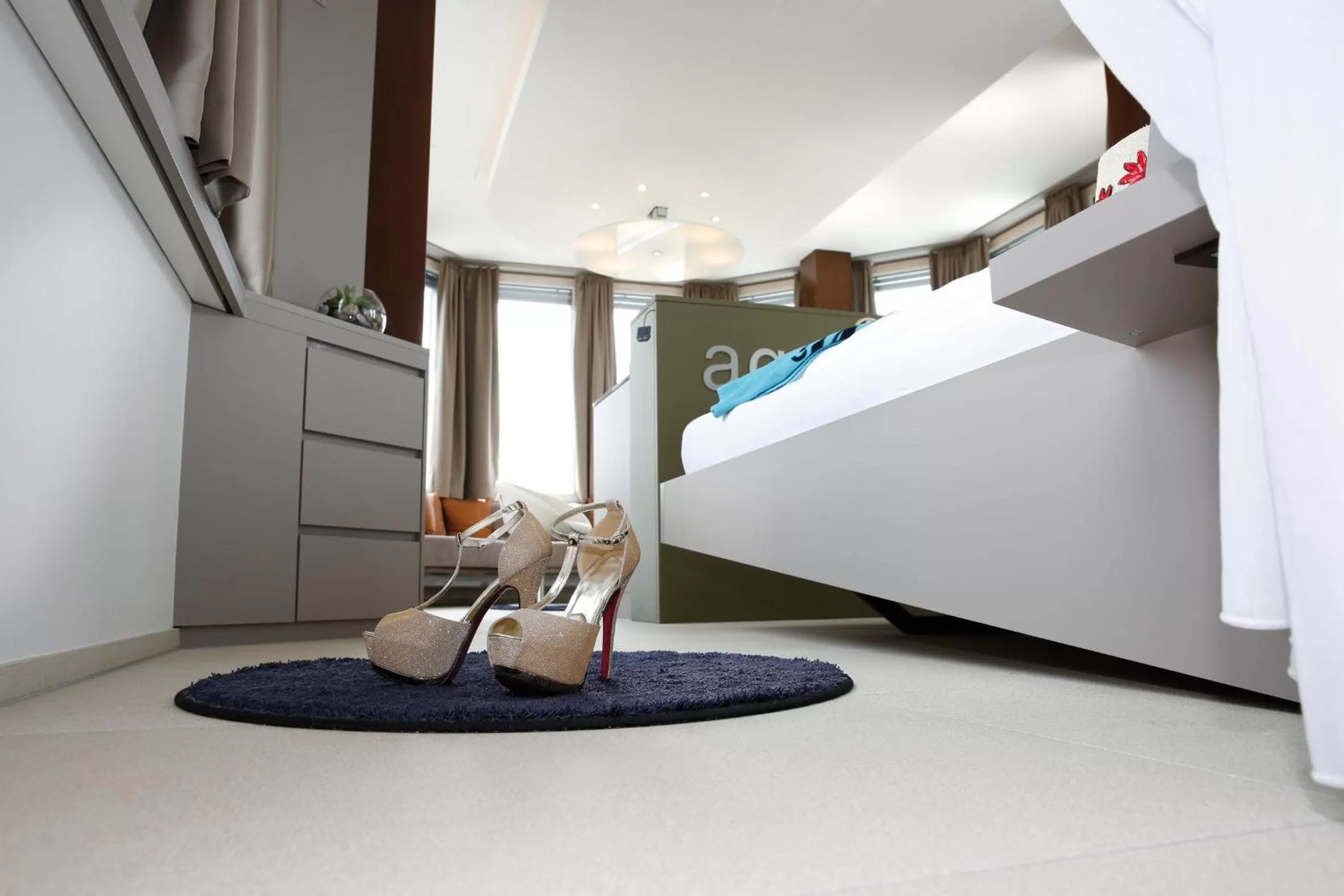 Bedroom, Bed in aquaTurm Hotel & Energie