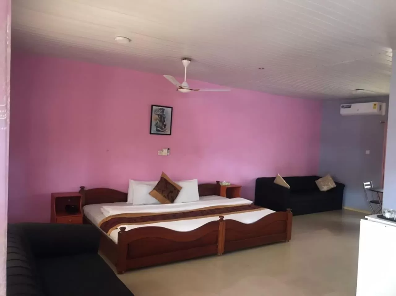 Bed in Hans Cottage Botel