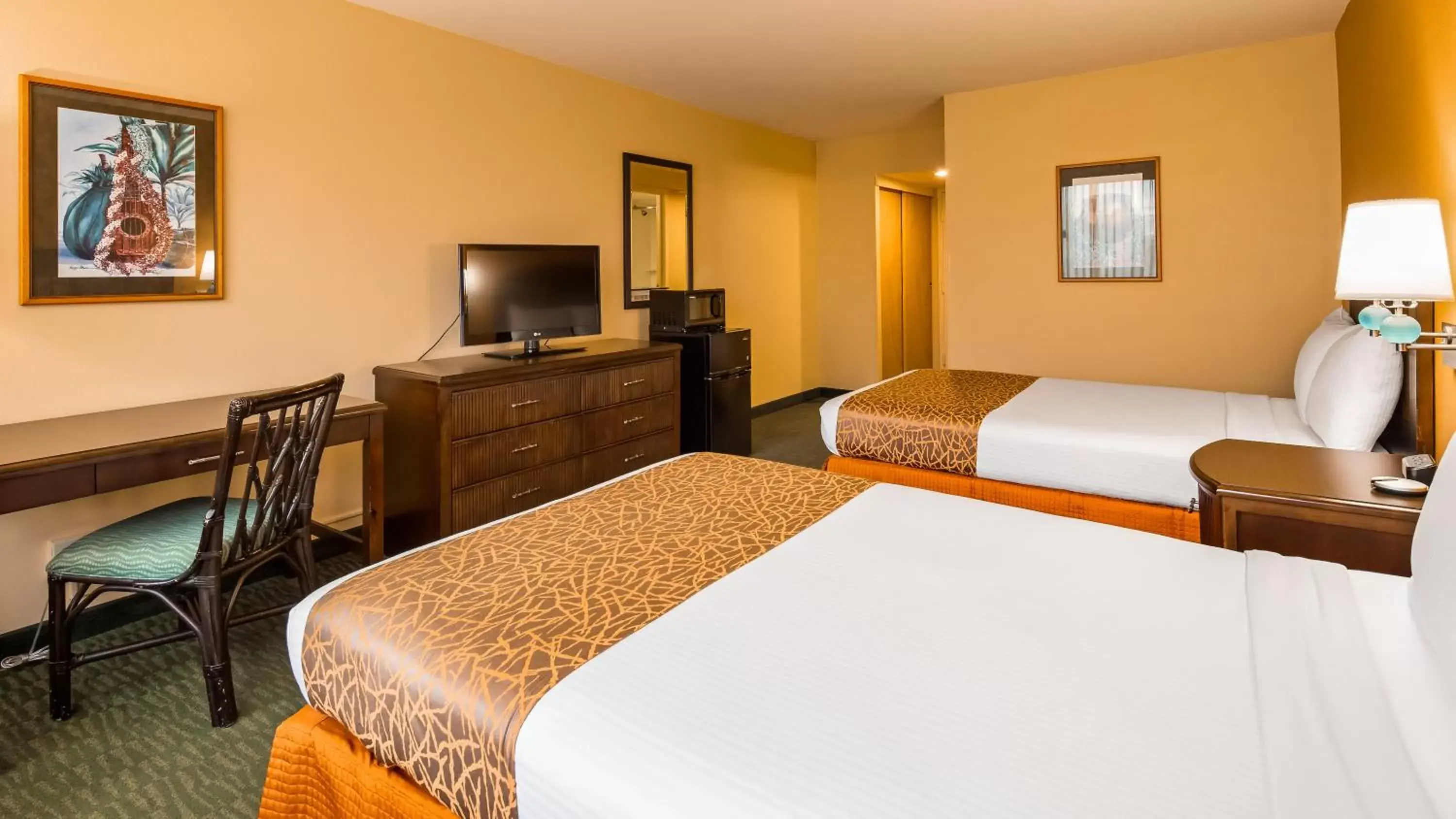 Double Room with Two Double Beds in Airport Honolulu Hotel Double Room with Two Double Beds in Airport Honolulu Hotel