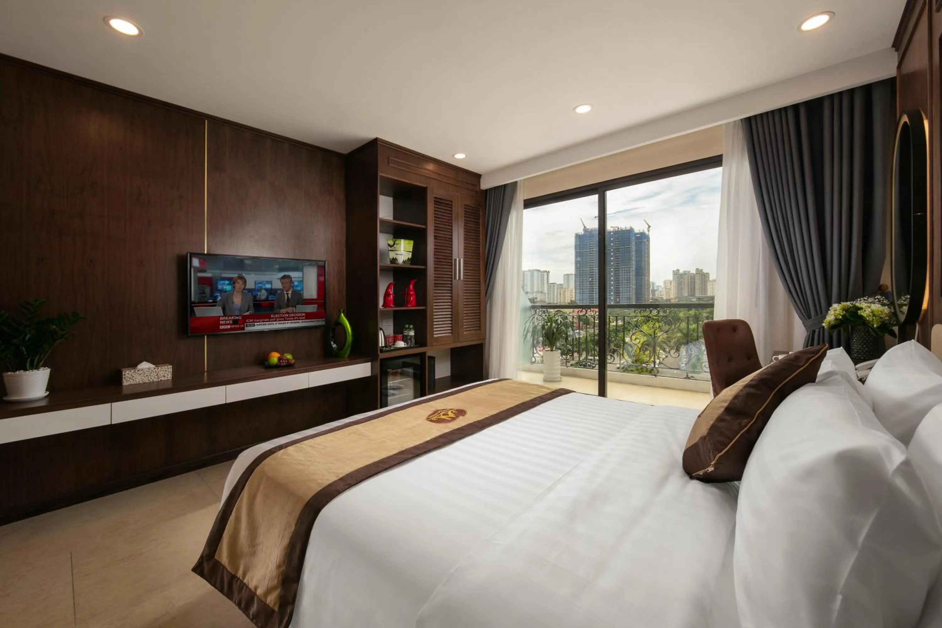 City view, Bed in Marina Hotel Ha Noi