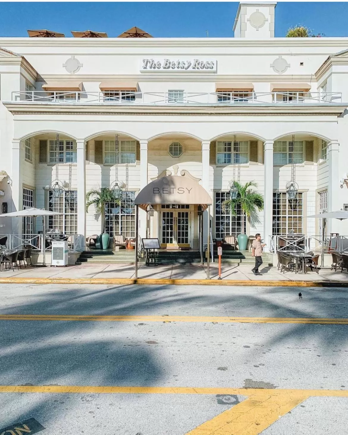 Property building in The Betsy Hotel, South Beach