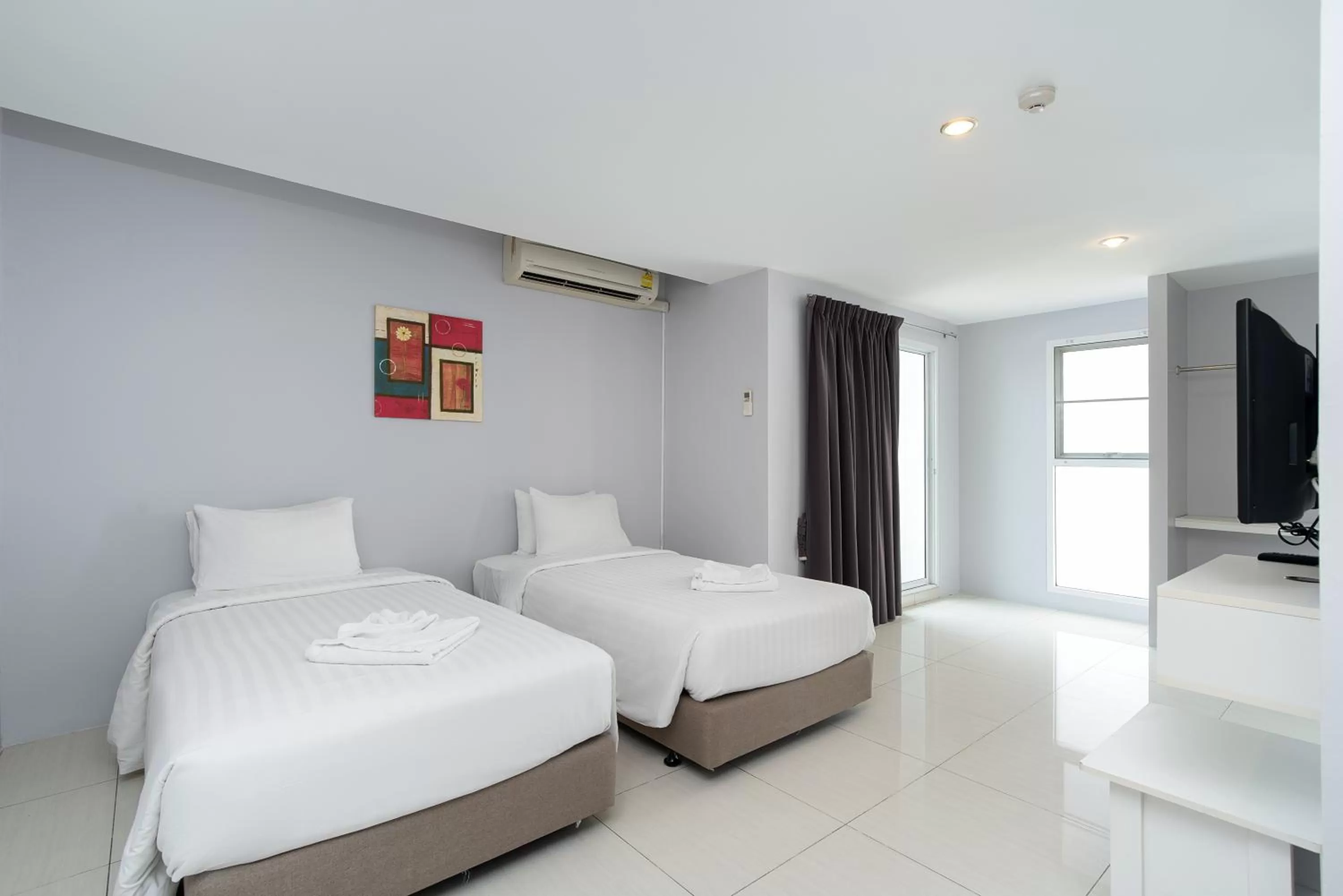 Bed in The Riche Boutique Hotel Don Mueang Airport