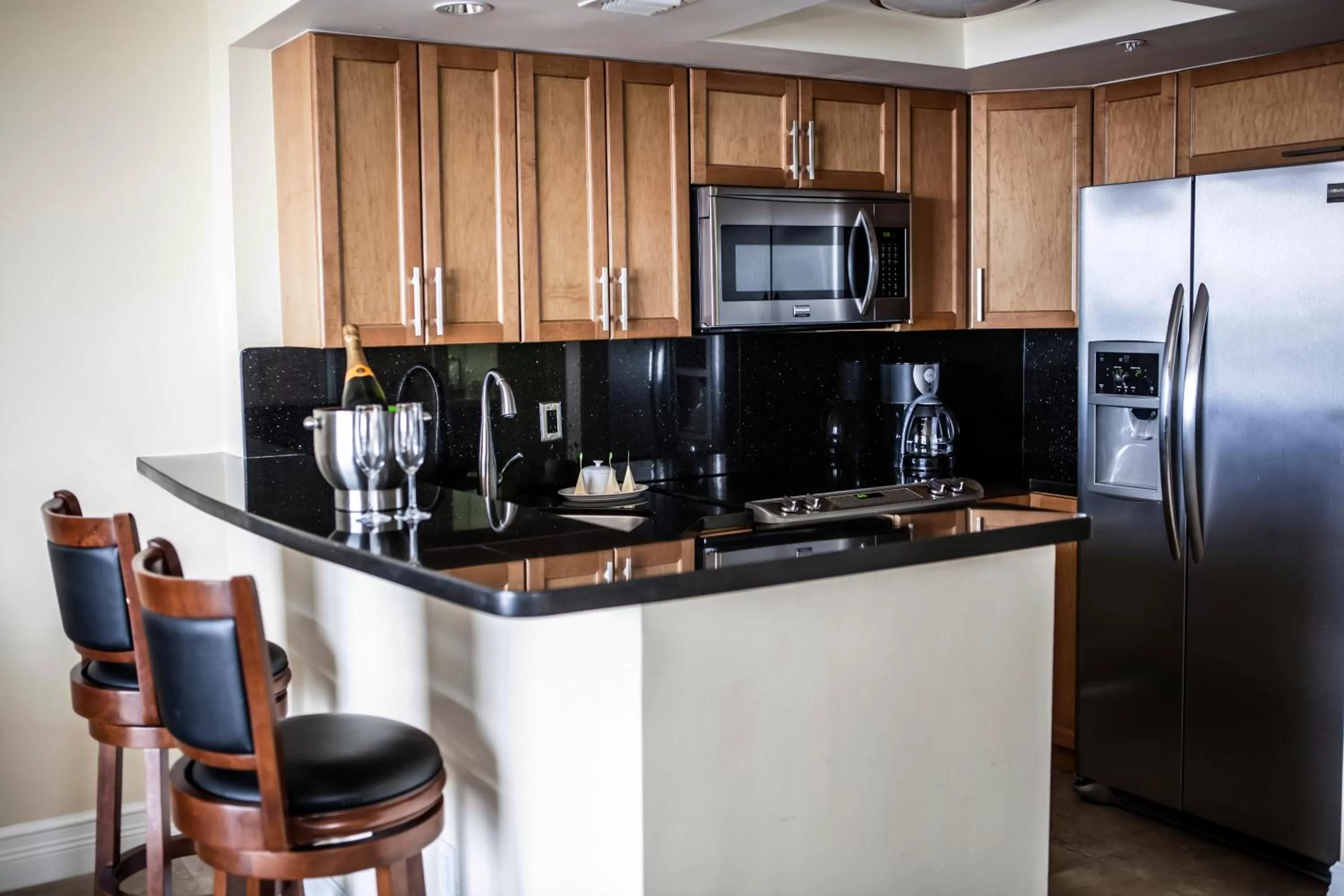 kitchen in The Mutiny Luxury Suites Hotel
