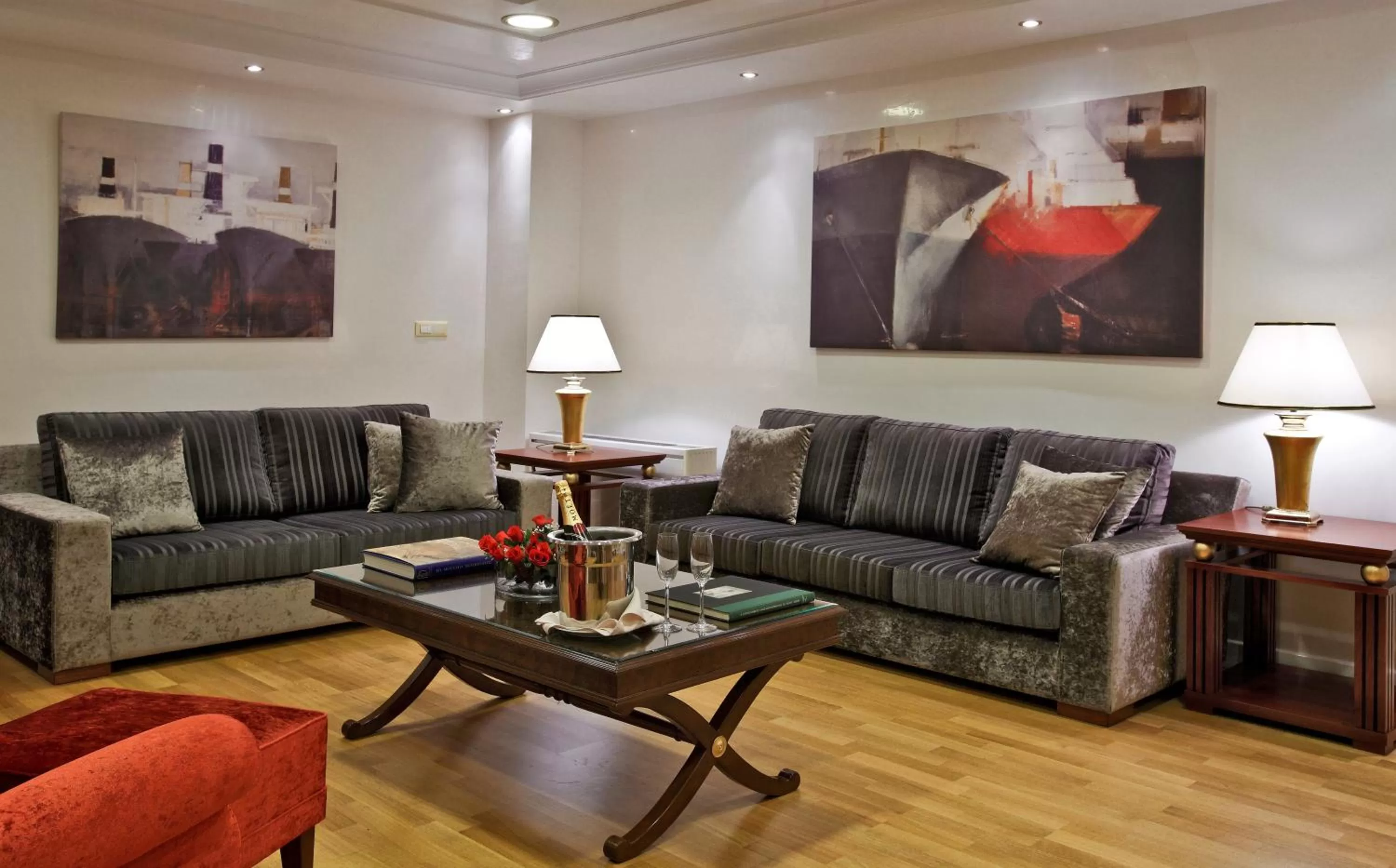 Living room in Piraeus Theoxenia Hotel