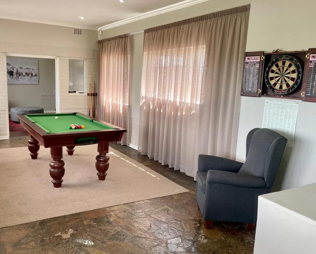 Game Room, Billiards in The Gregory