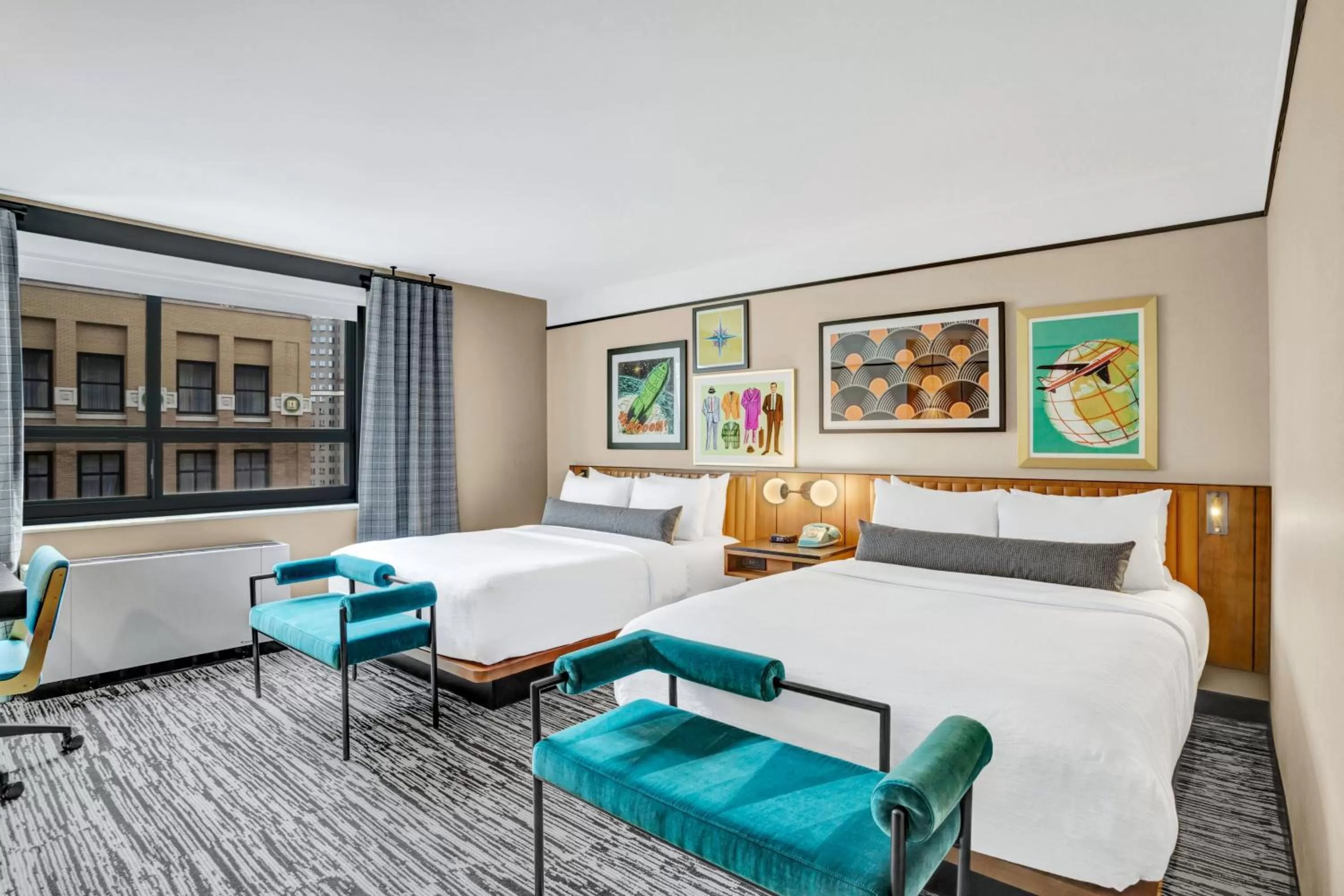 Bedroom, Bed in Hotel Indigo - Minneapolis Downtown by IHG