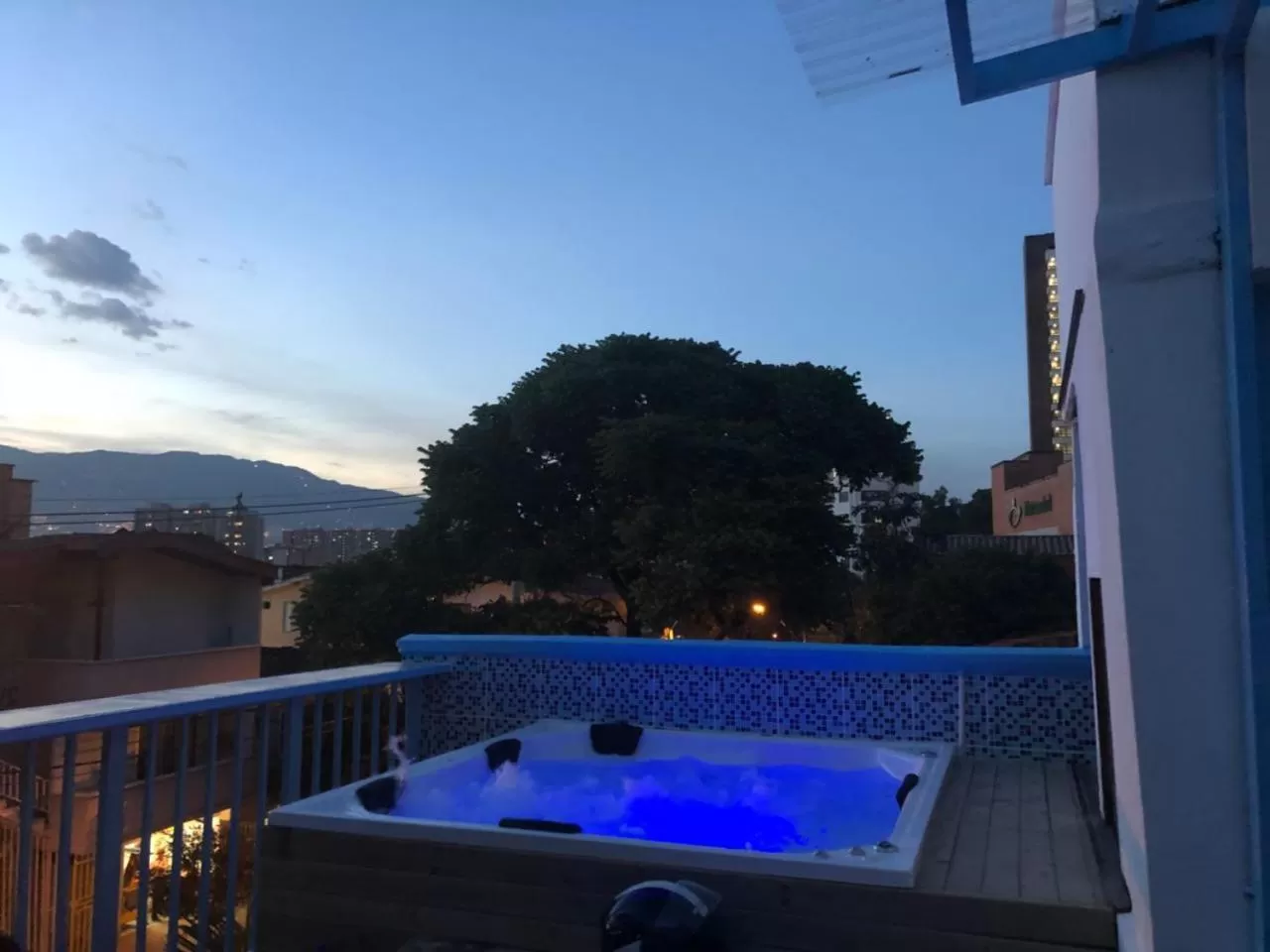 Balcony/Terrace, Swimming Pool in Air Guest House