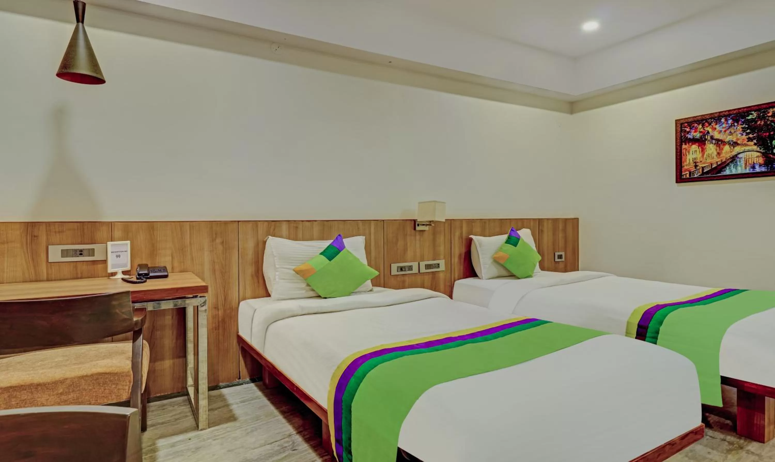 Bedroom, Bed in Treebo Seaesta RK Beach