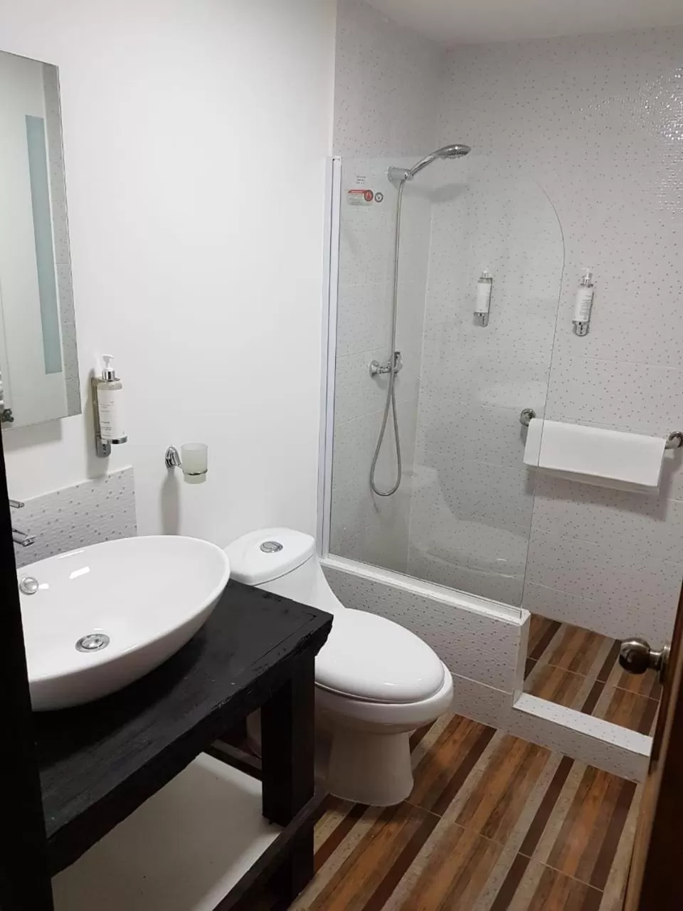 Shower in The Patagonian Lodge