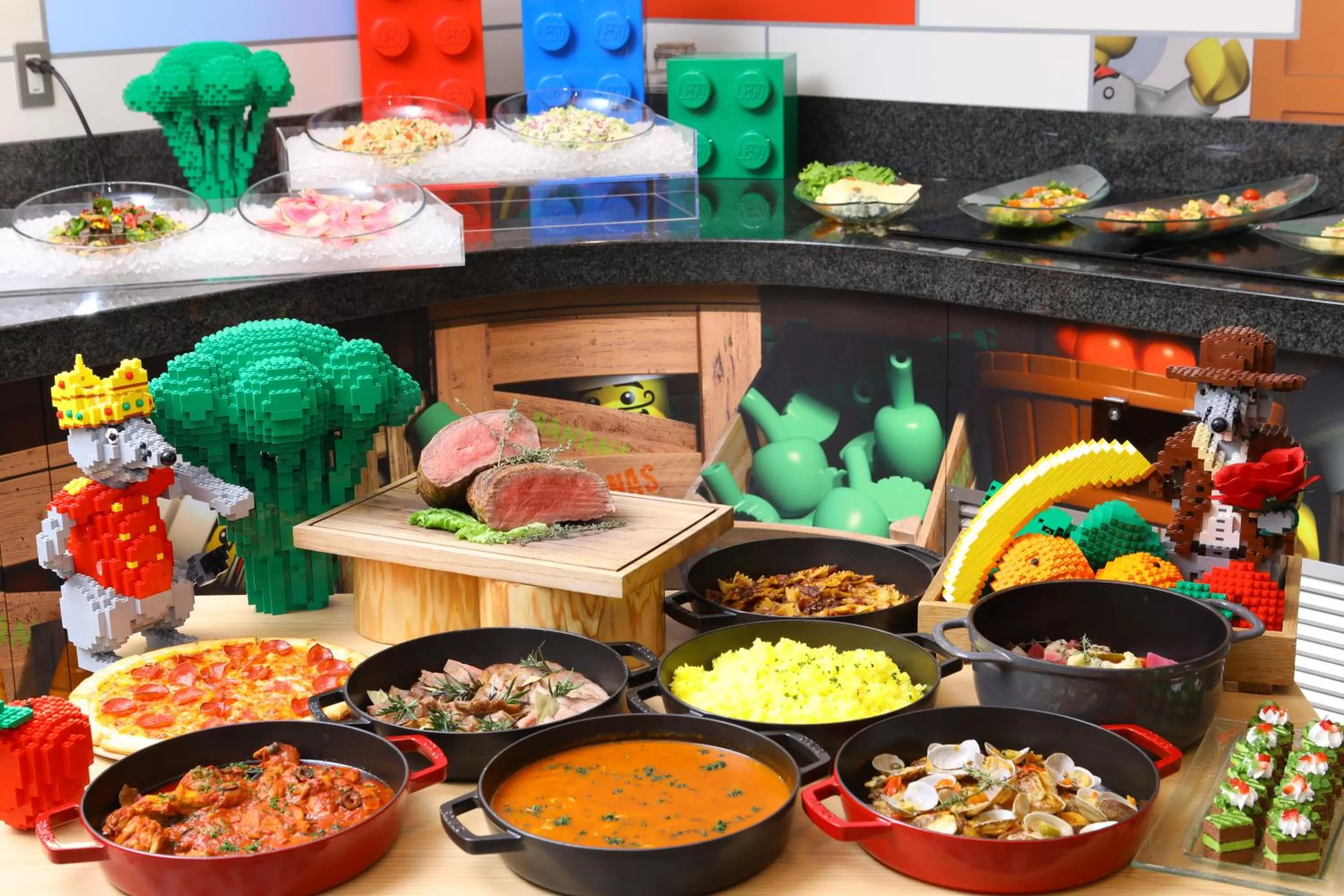 Dinner in LEGOLAND Japan Hotel