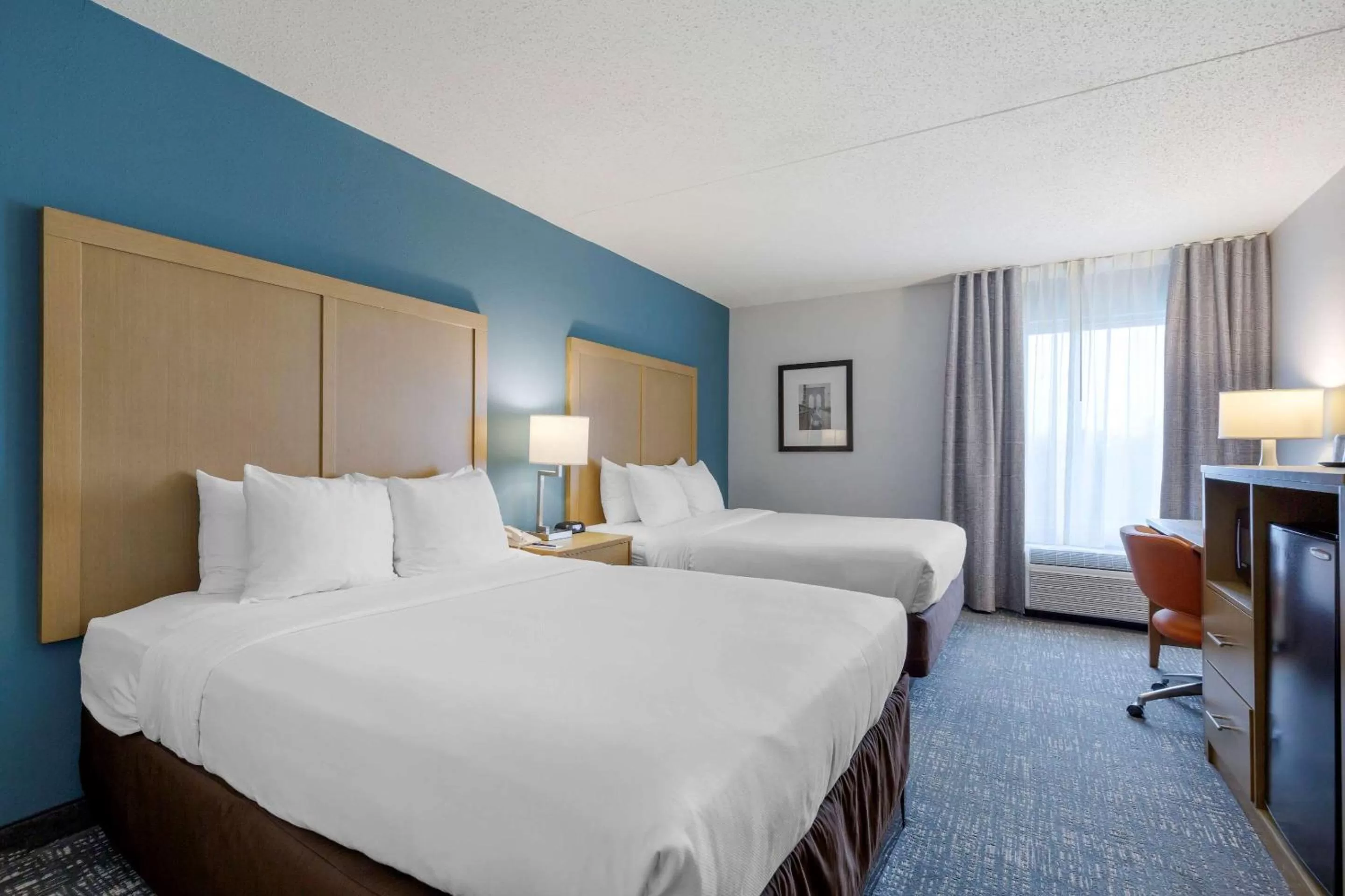 Efficiency Suite with One King Bed and One Queen Bed Upgrade - Accessible/Non-Smoking in Comfort Inn & Suites Alexandria West