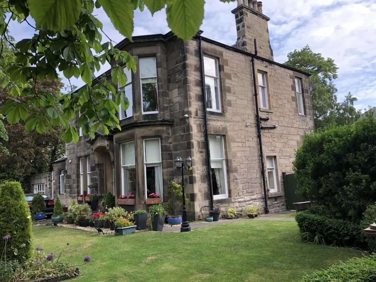 Garden in Alba House Hotel
