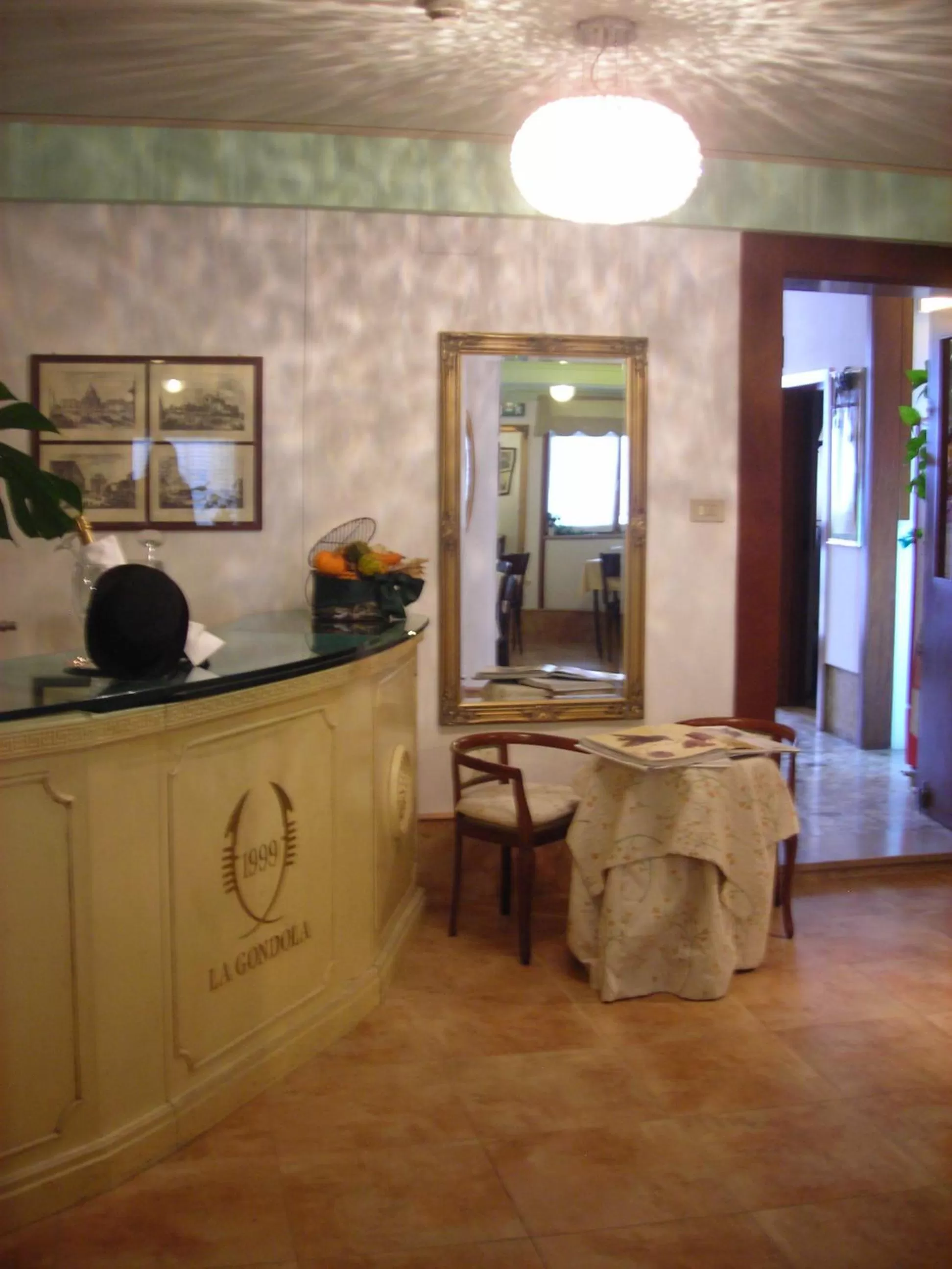 Lobby or reception in Albergo Marin