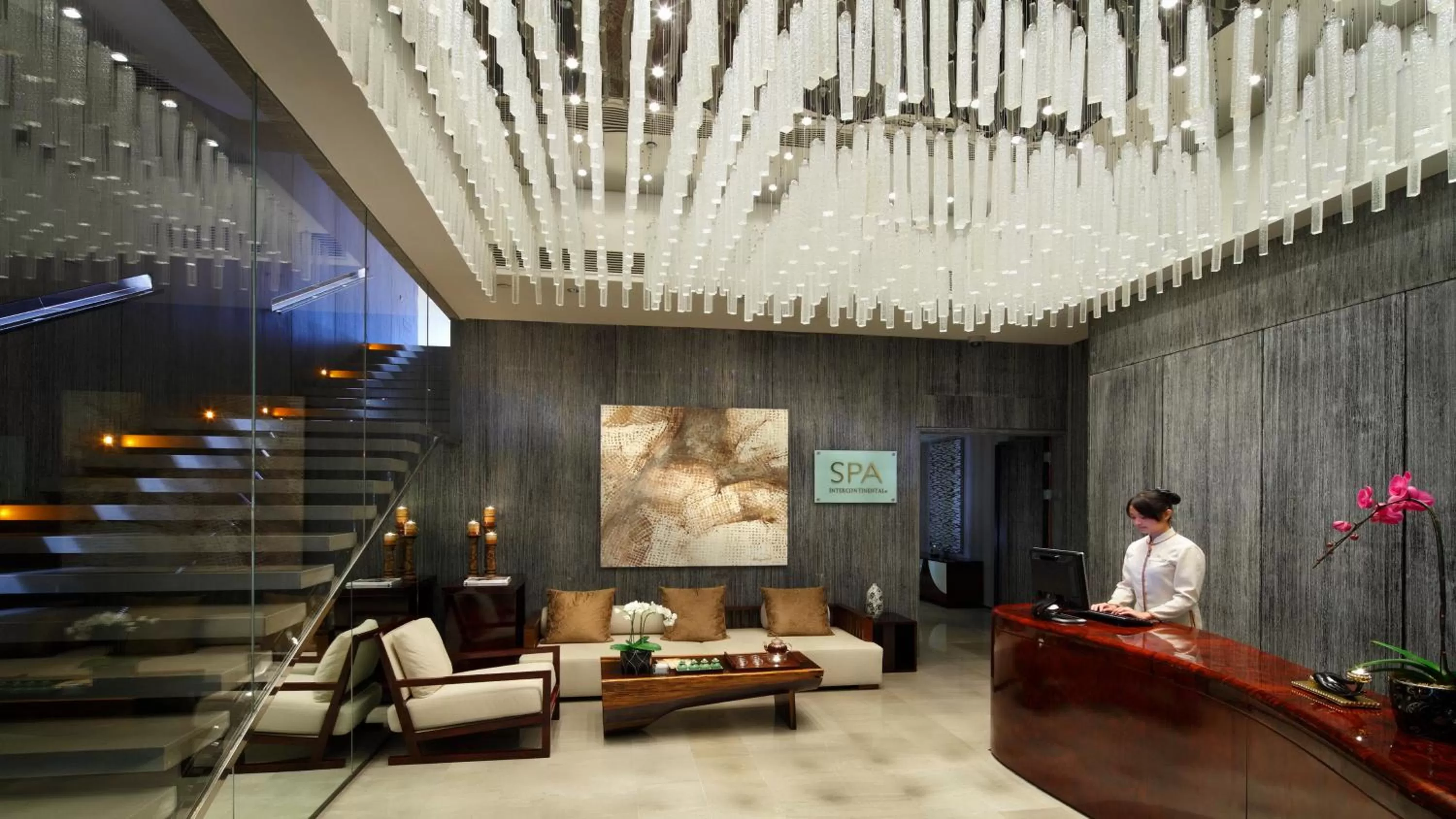Spa and wellness centre/facilities in InterContinental Shanghai Jing' An by IHG