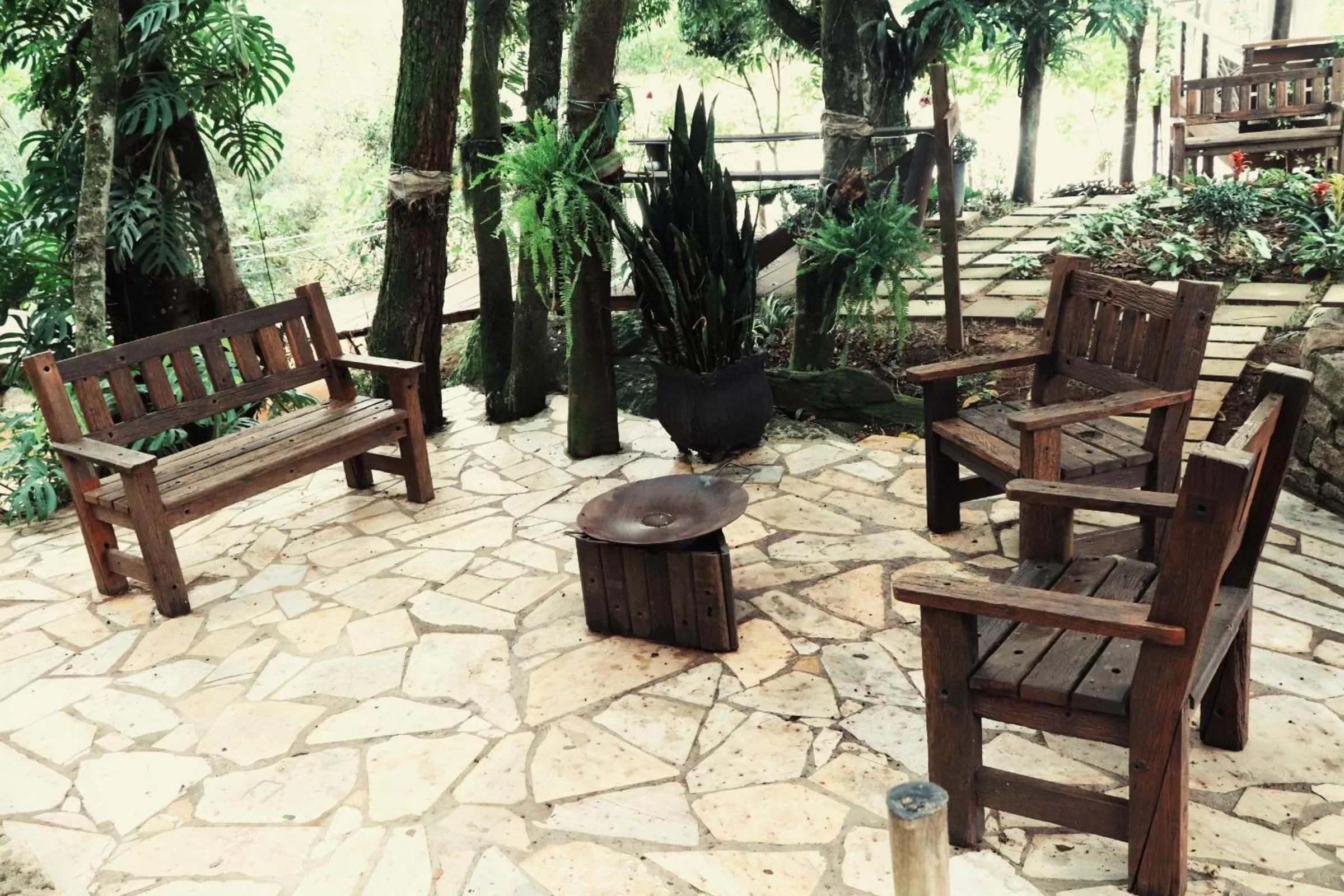 Garden in Pousada Santa Thereza