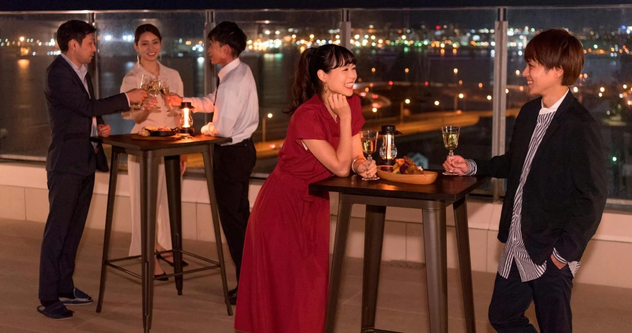 Balcony/Terrace in HOTEL SANSUI NAHA Ryukyu Onsen Naminoue-No-Yu