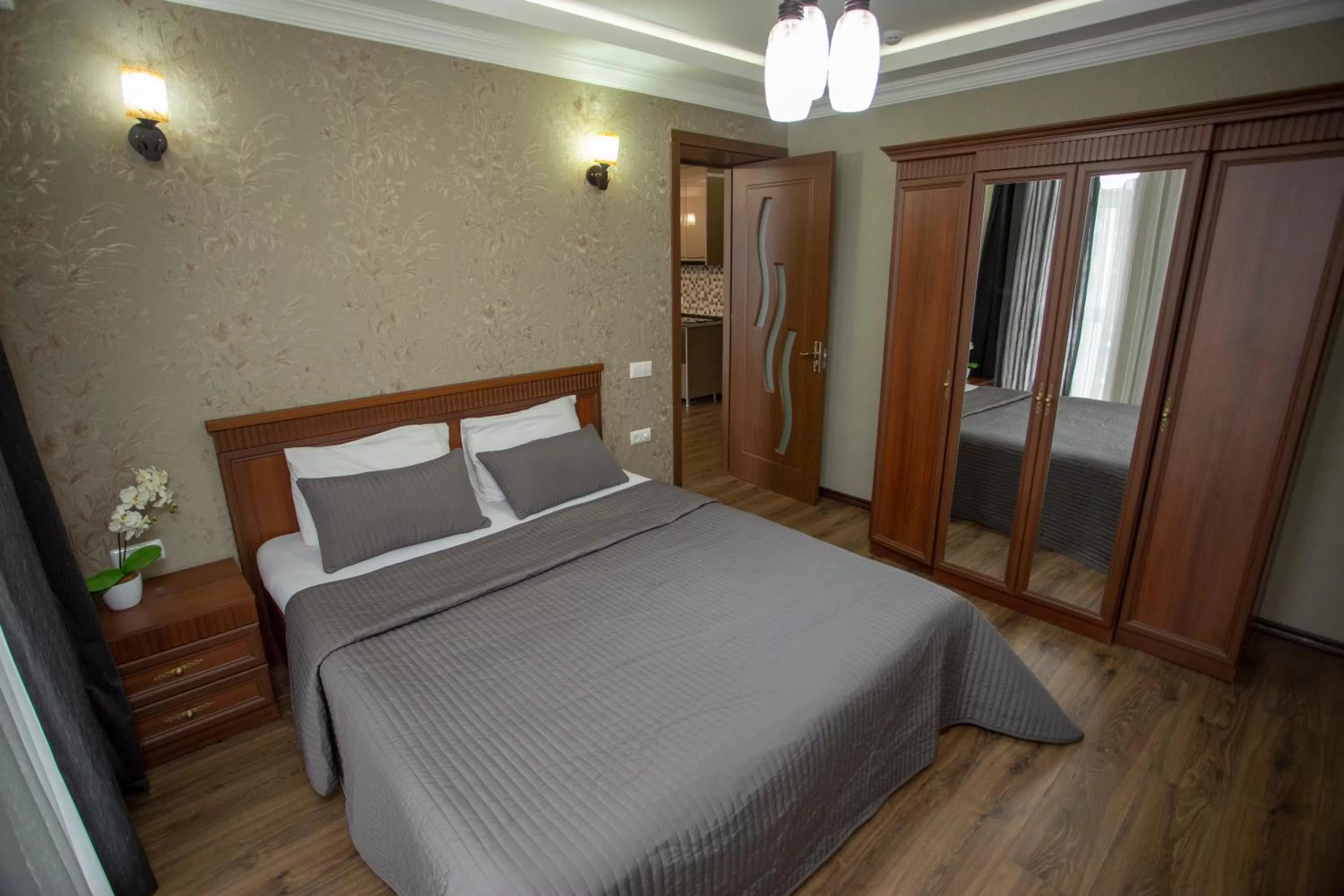 Bedroom, Bed in Blue Star Batumi