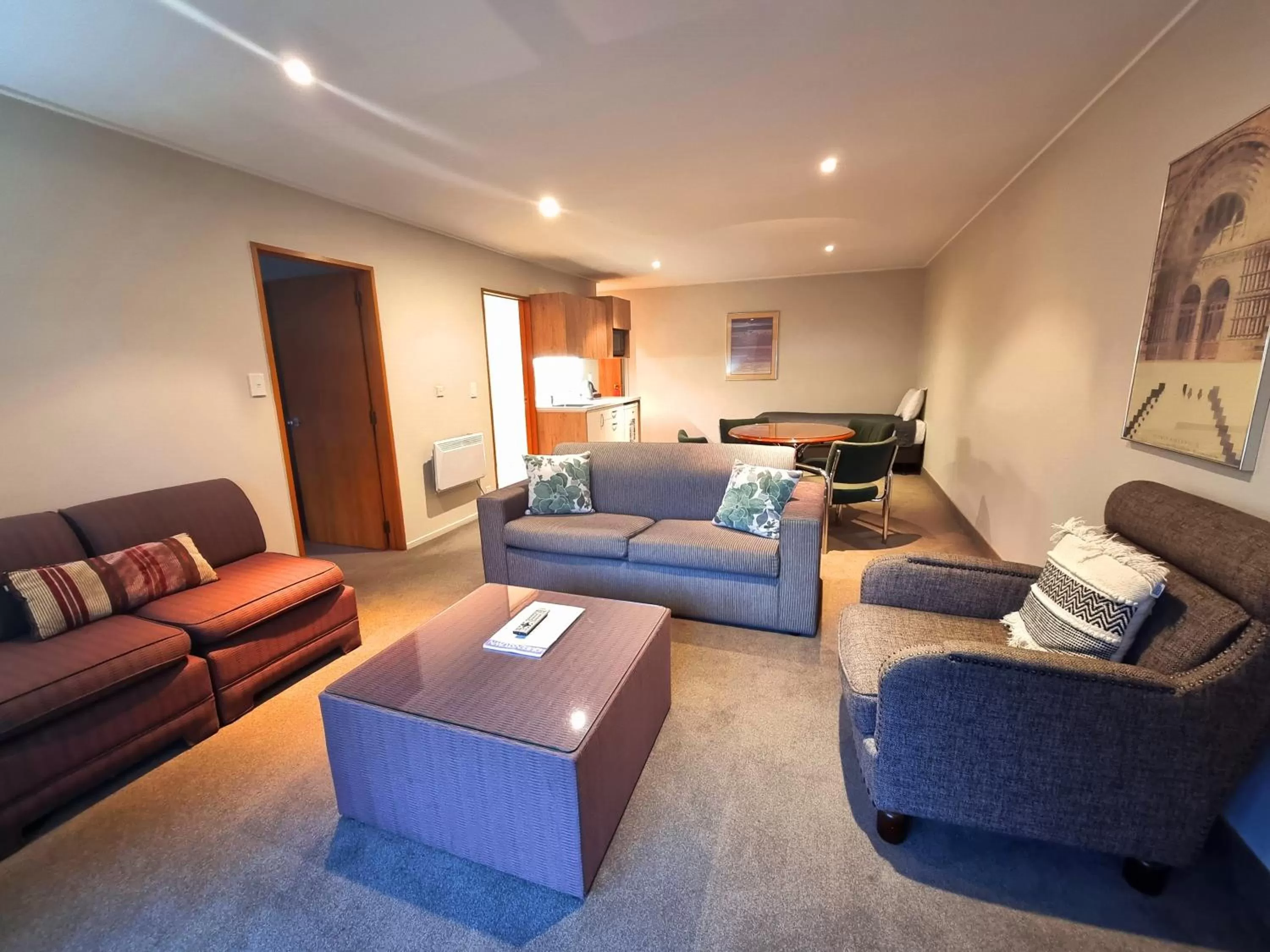 Living room in St James Apartments