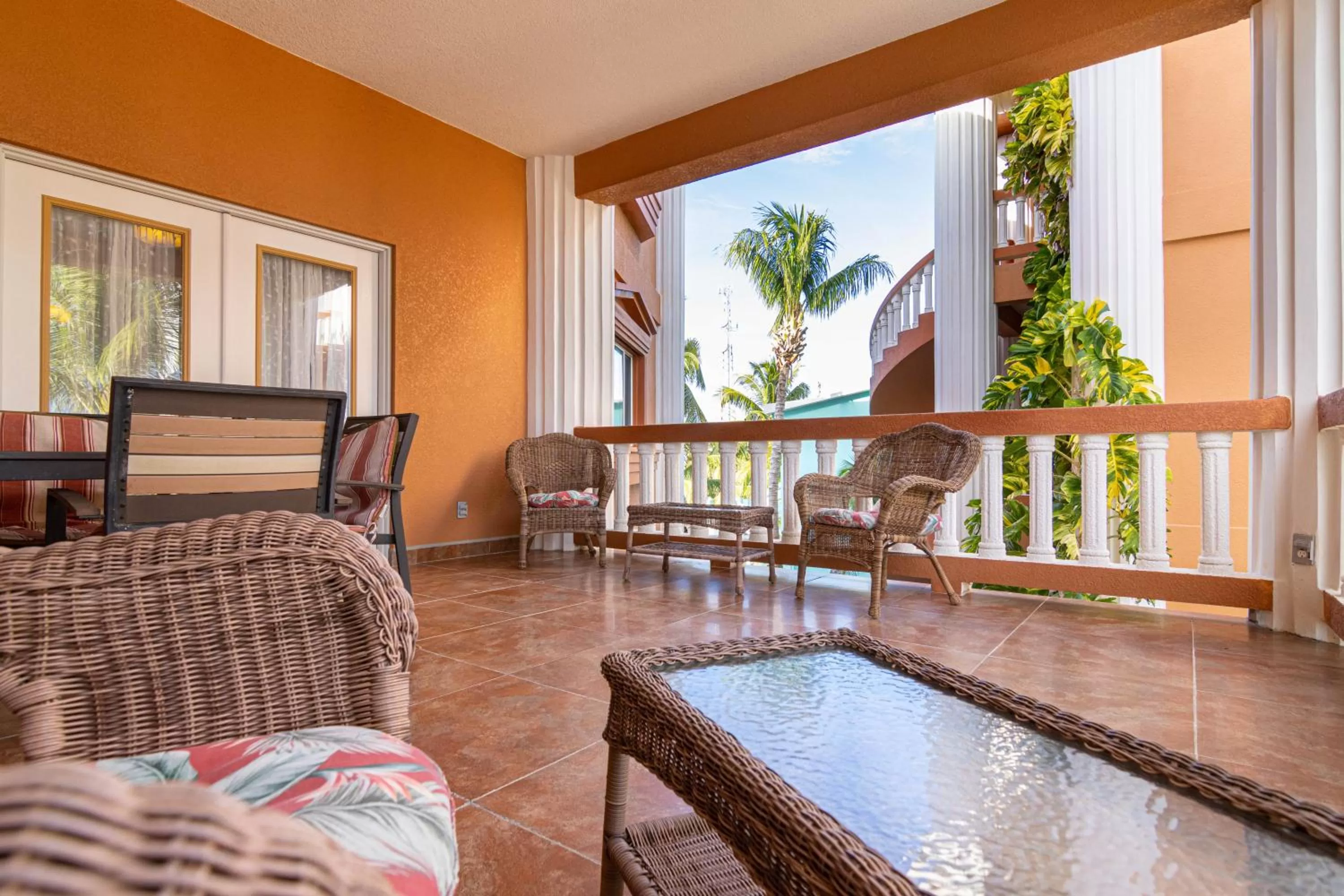 Patio in Lighthouse Beach Villas