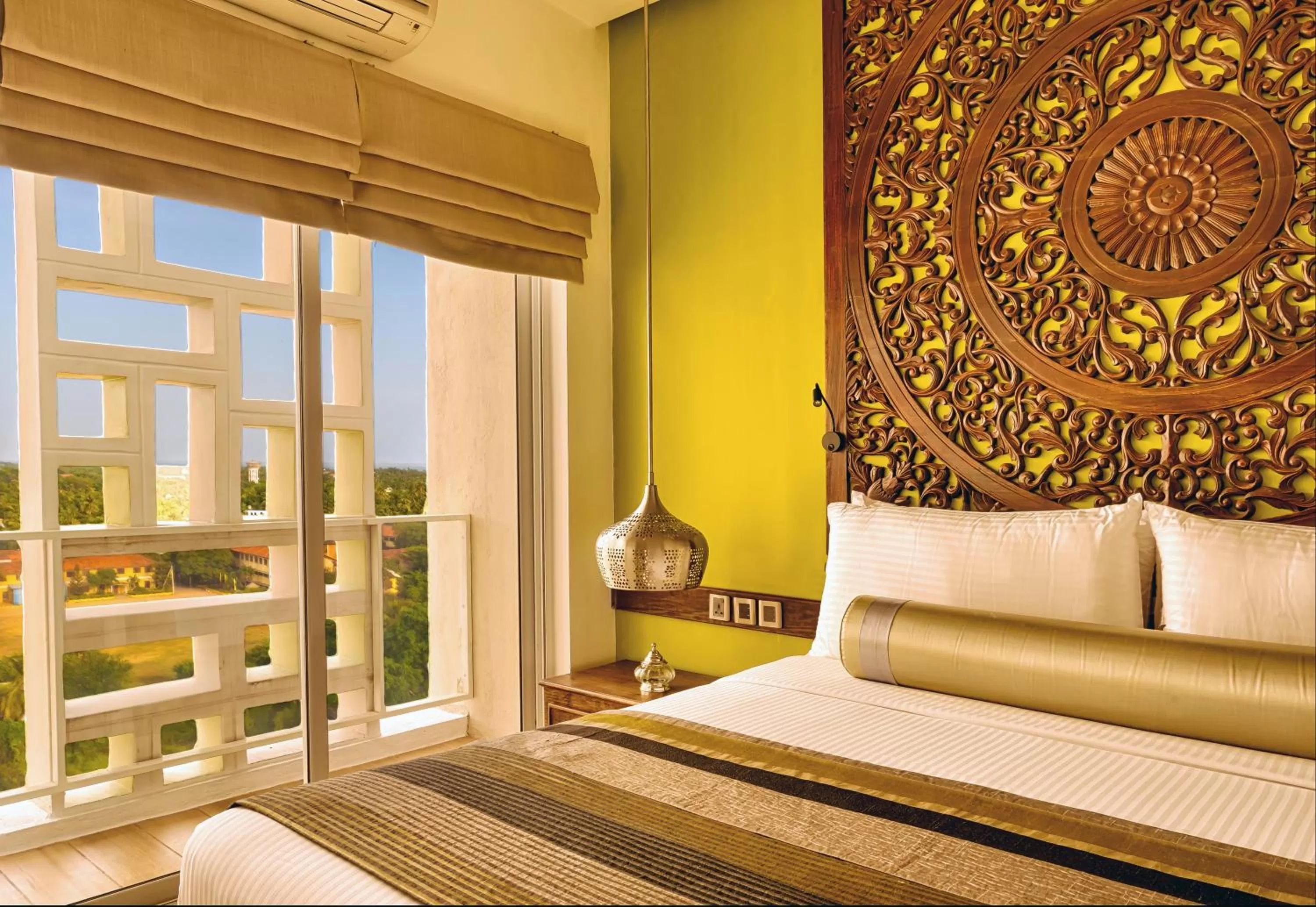 Bed in Jetwing Jaffna