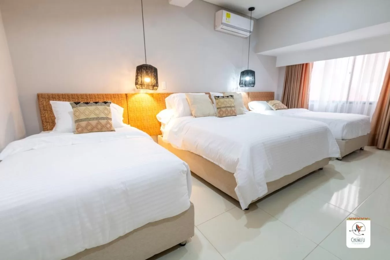 Bed in Hotel Boutique CASA CHUNUU Santa Marta