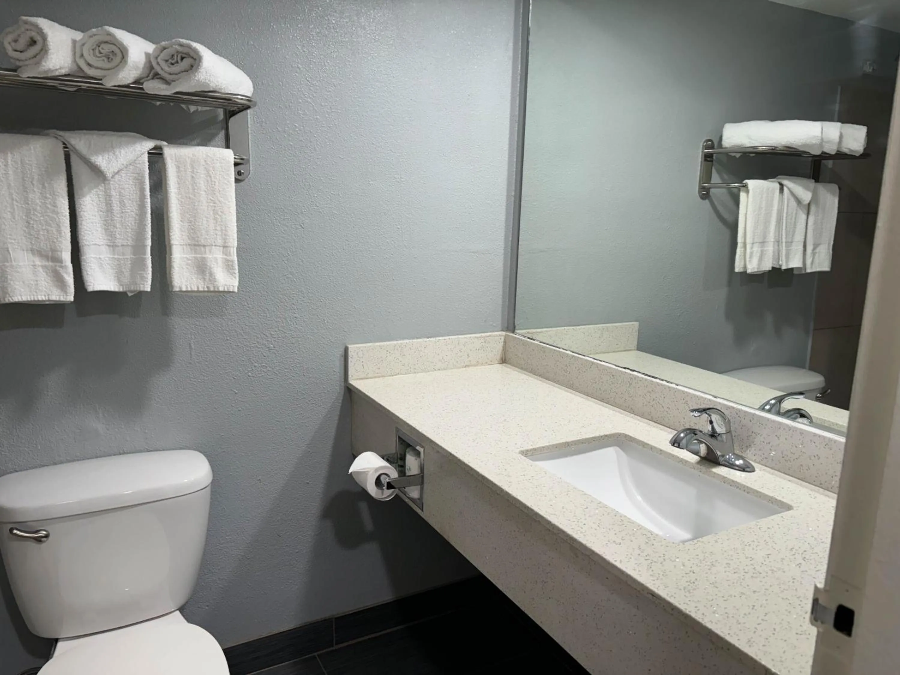 Bathroom in Studio 6 Suites Memphis, TN East Memphis