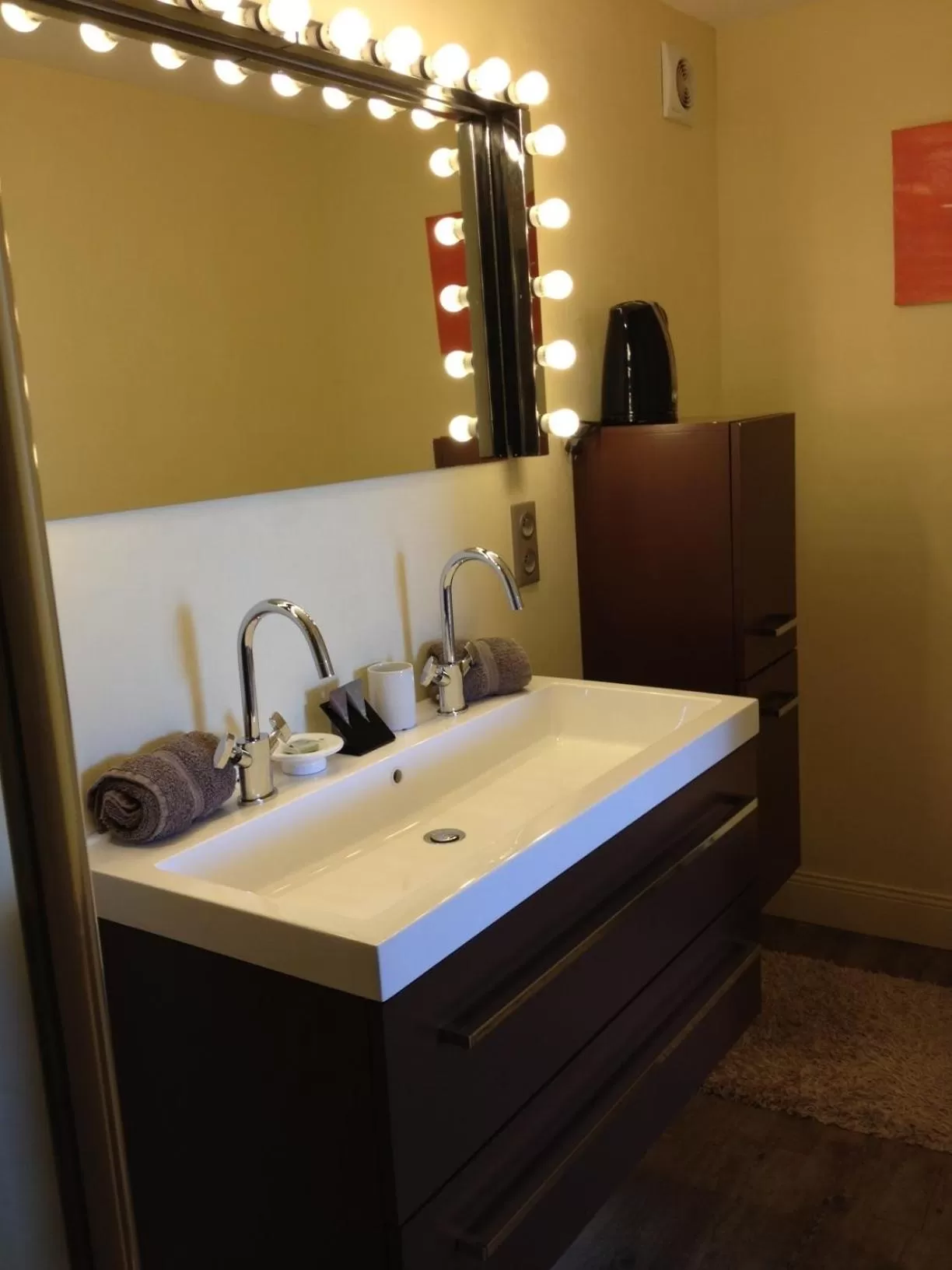 Bathroom in Château de Valloubière