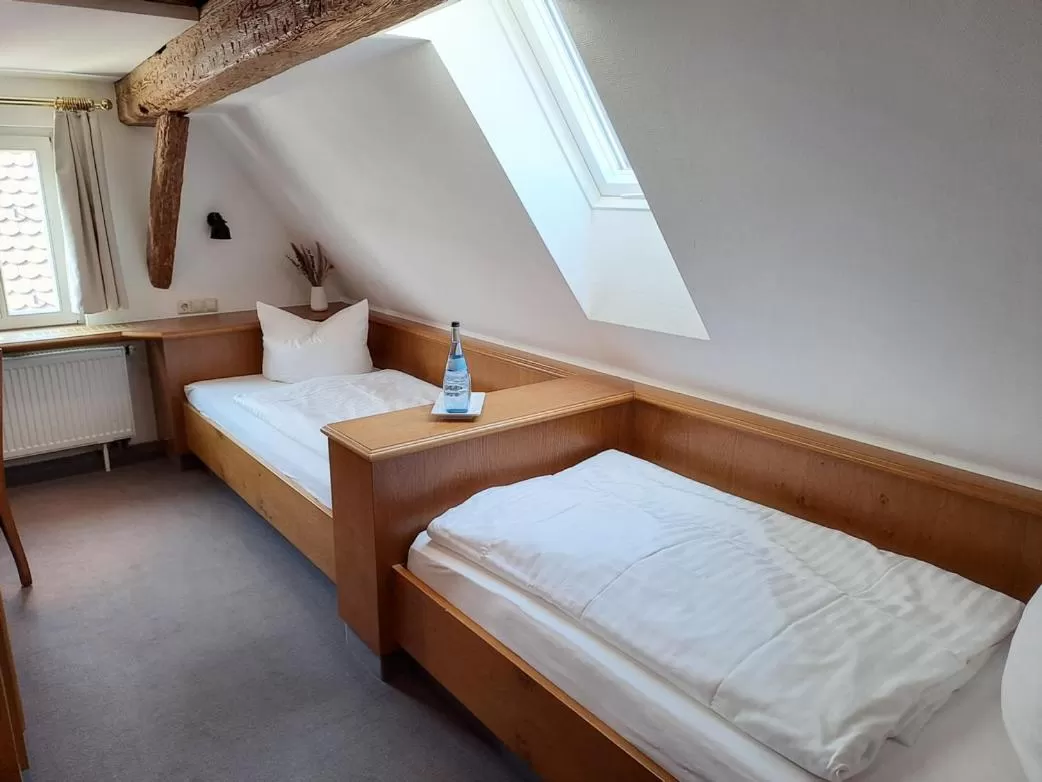 Photo of the whole room, Bed in Stadthotel Waldhorn