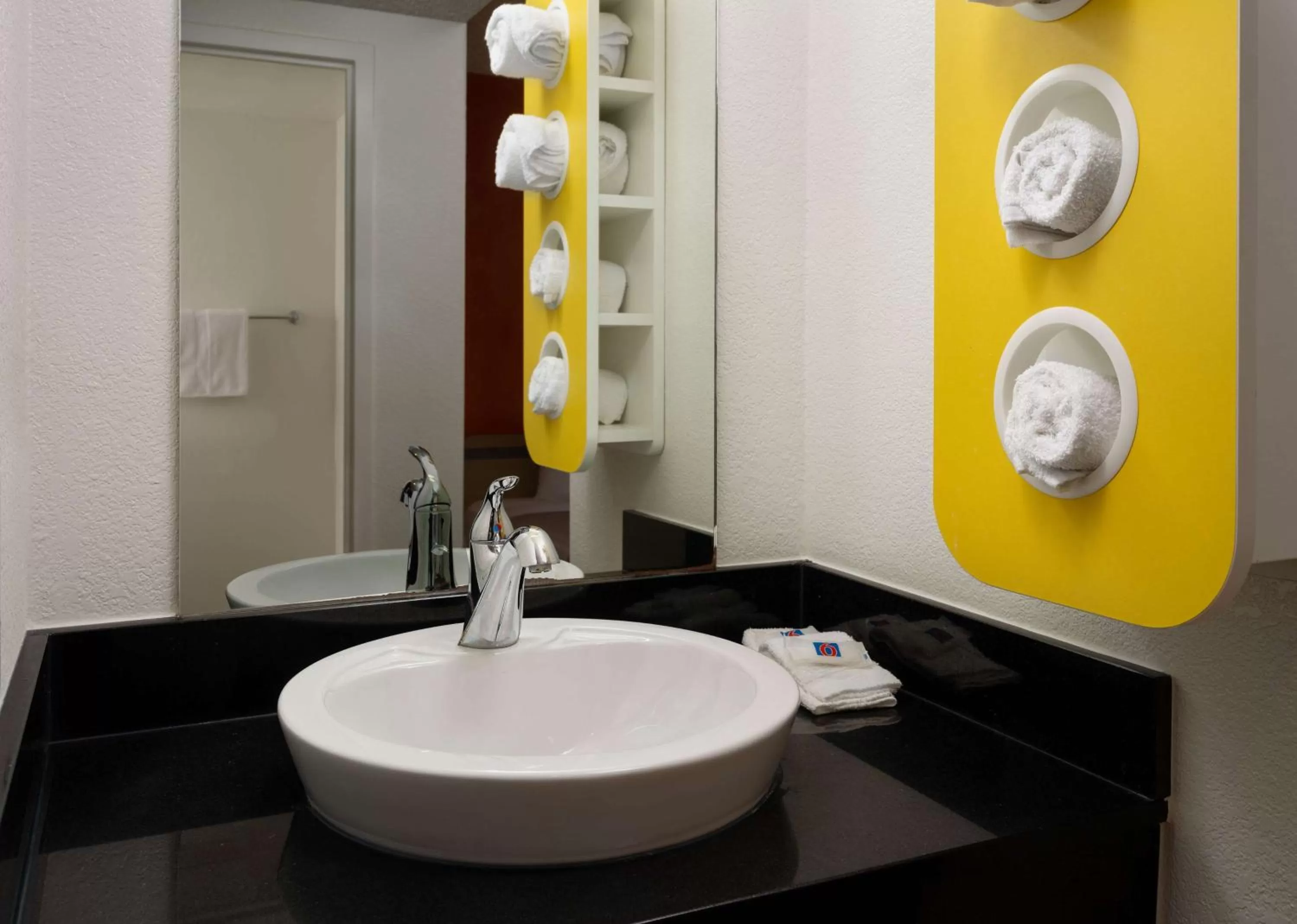 Bathroom in Motel 6 San Simeon, CA - Hearst Castle Area