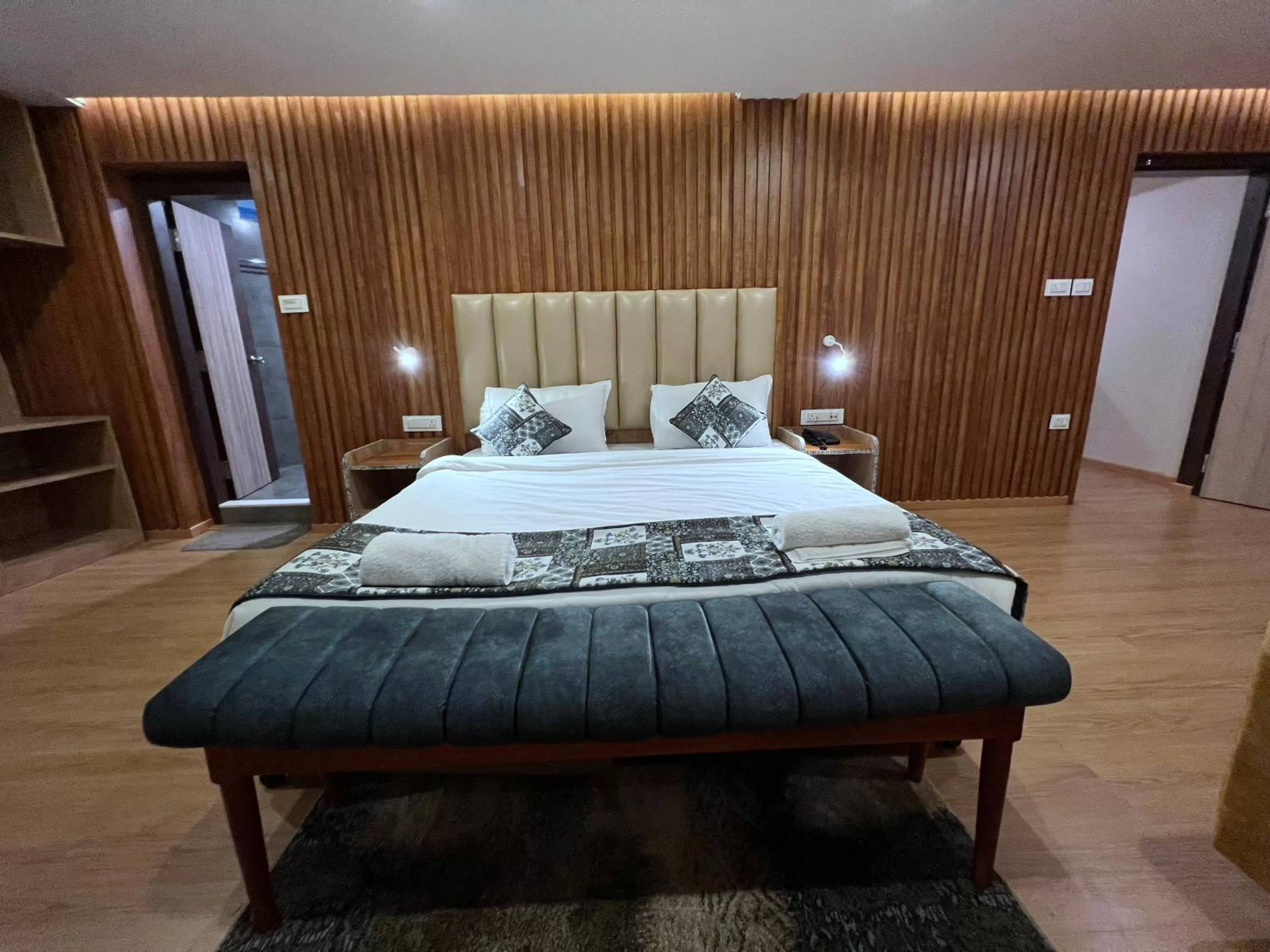 Bed in The Phoenix Residency