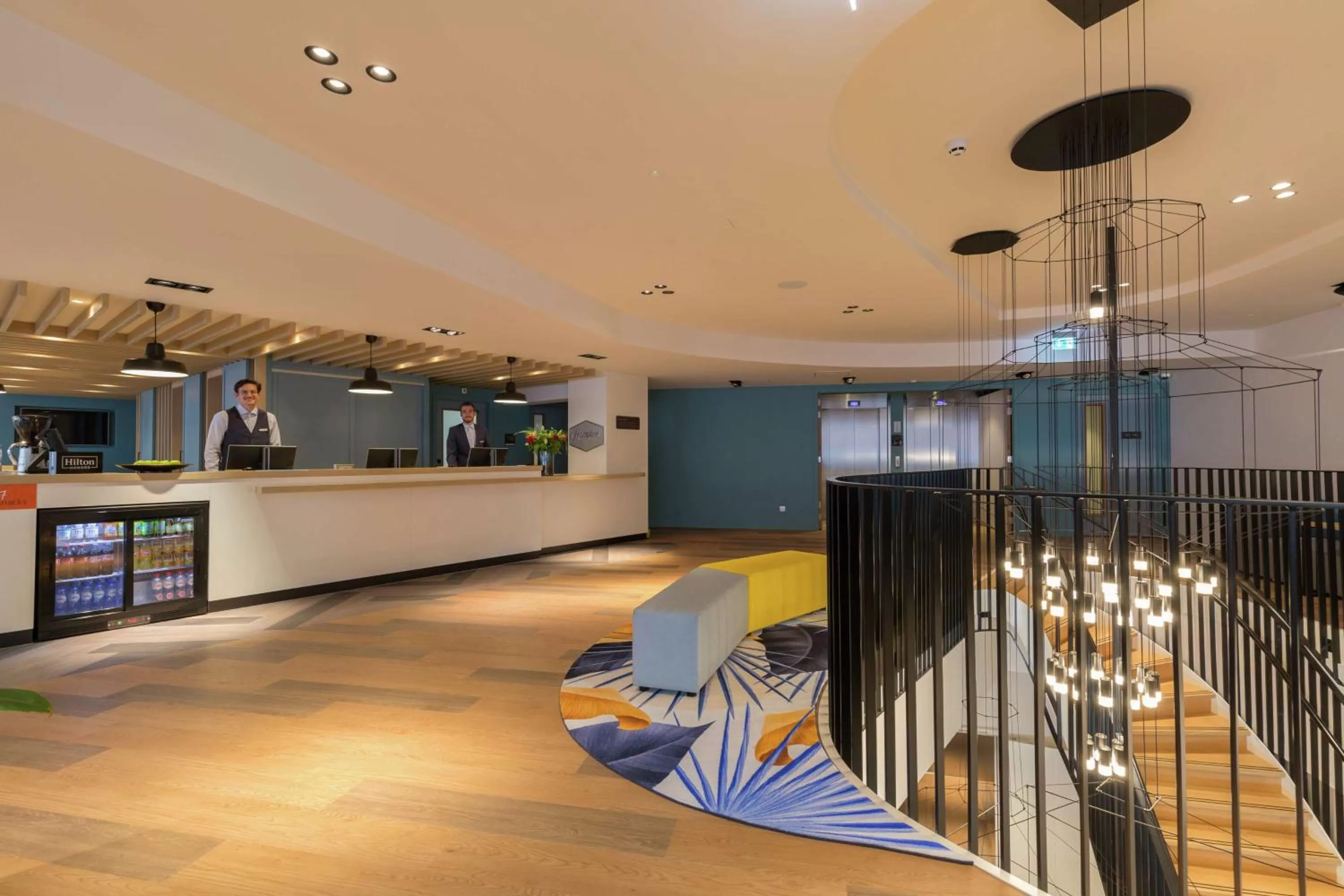 Lobby or reception in Hampton By Hilton Antwerp Central Station