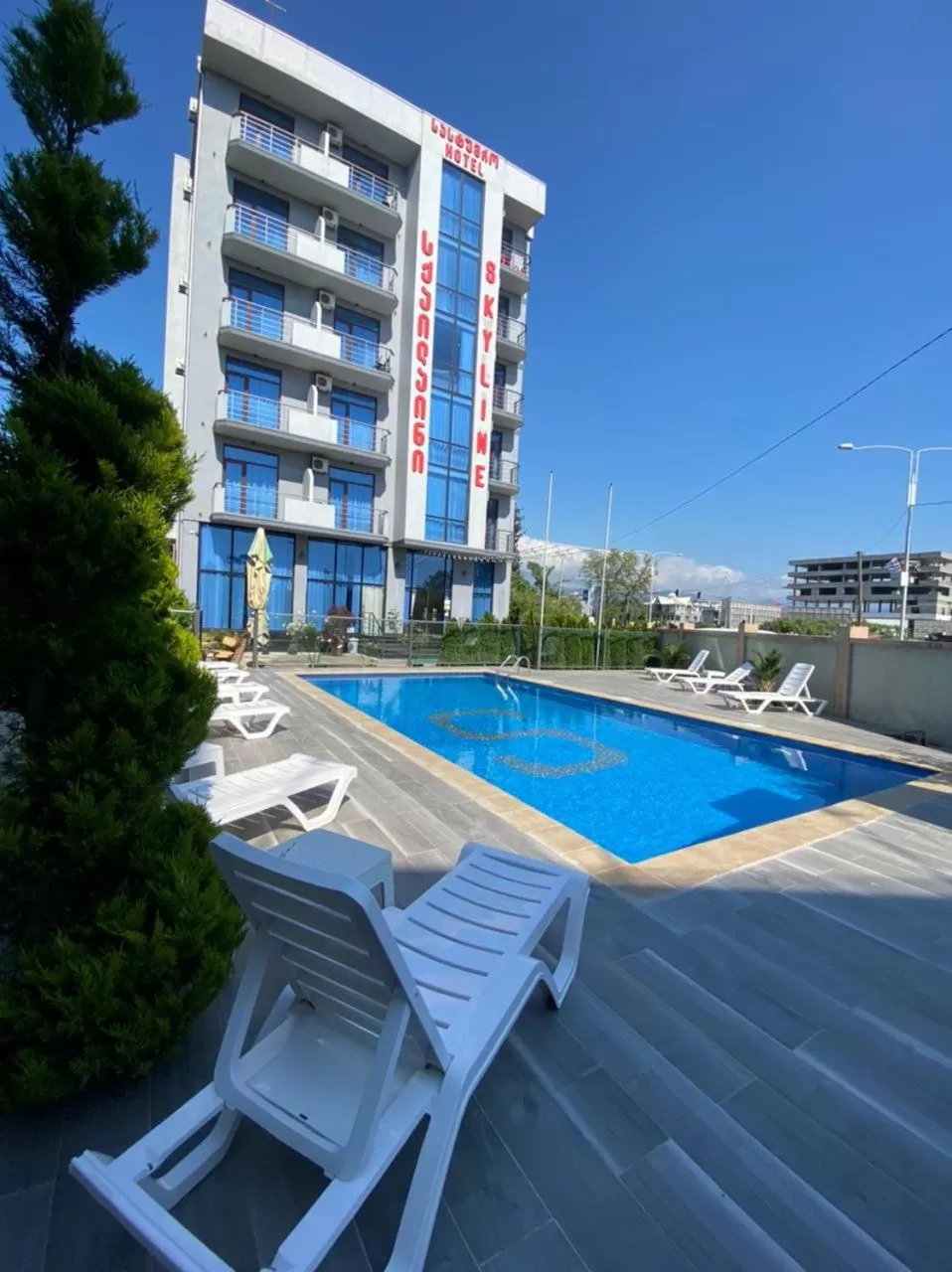 Swimming Pool in Hotel Skyline Batumi