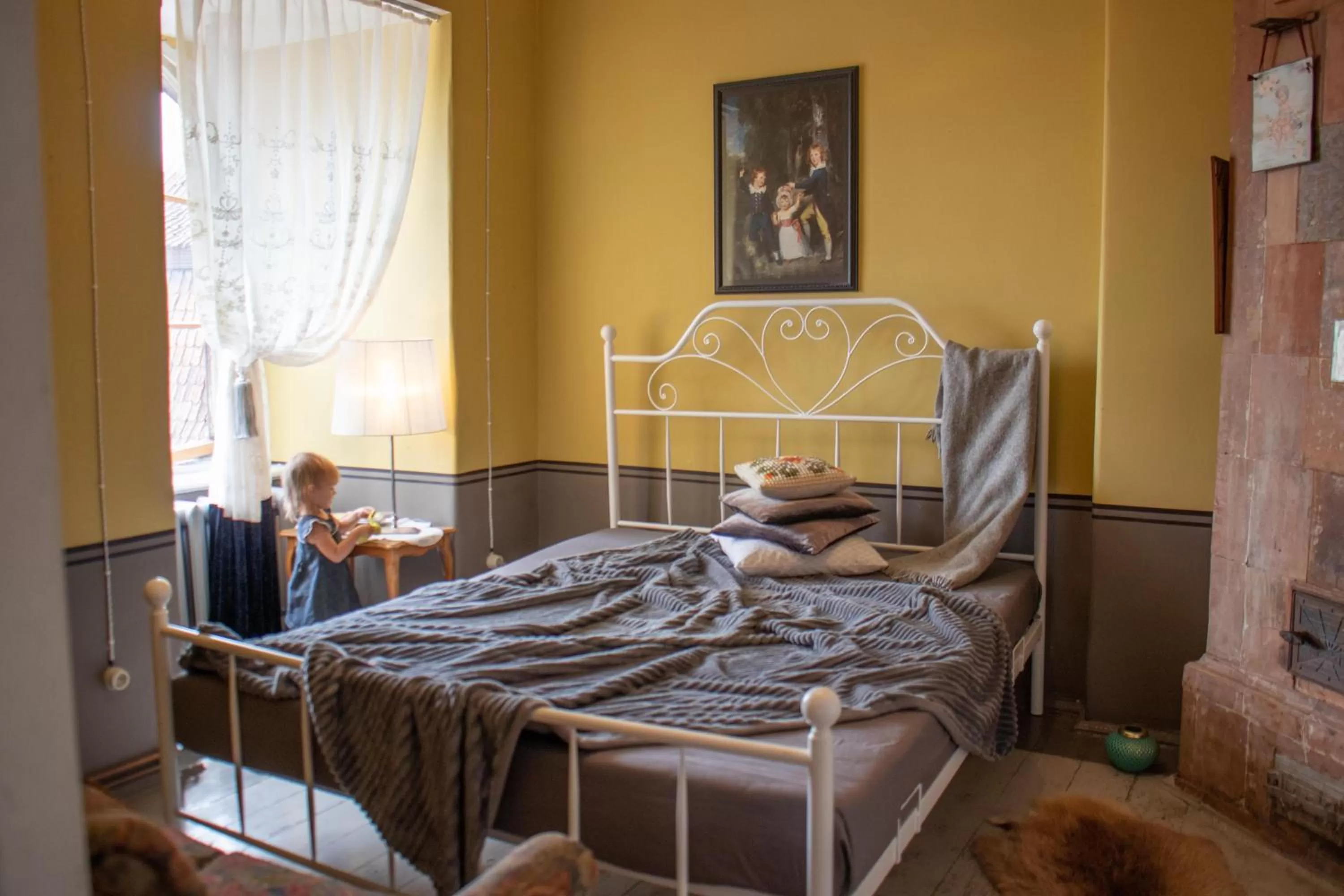 Bed in Roberta Hercberga Apartamenti