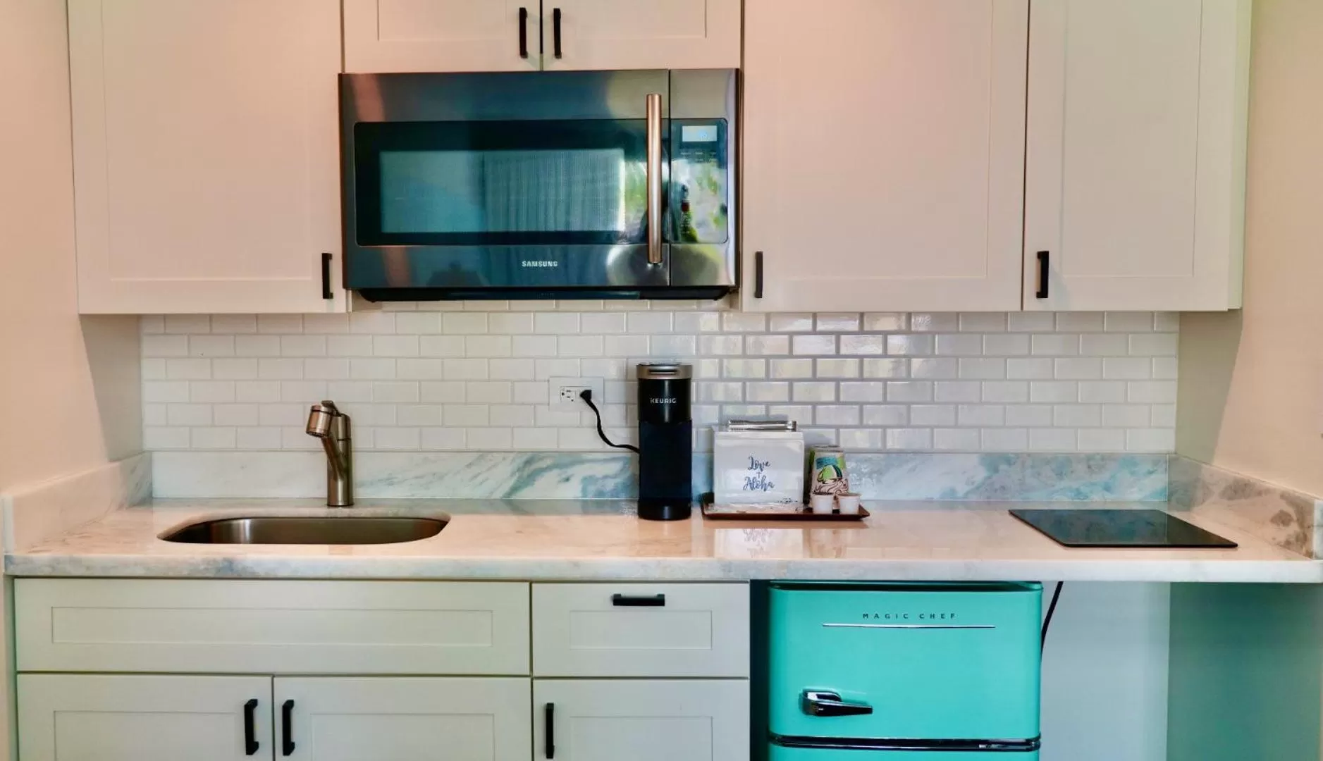 kitchen in Hotel La Croix