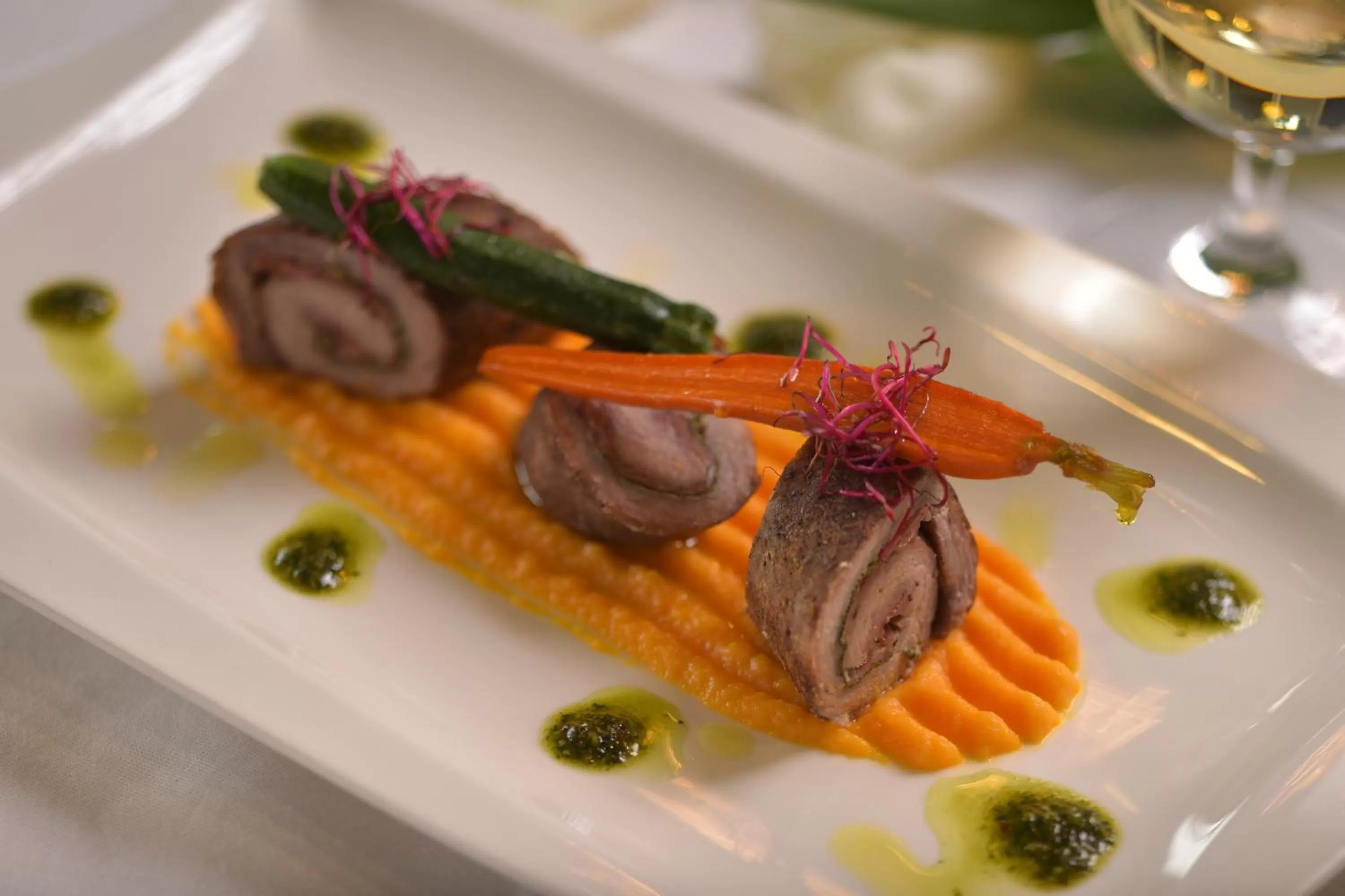 Food close-up in TOP HOTEL Praha