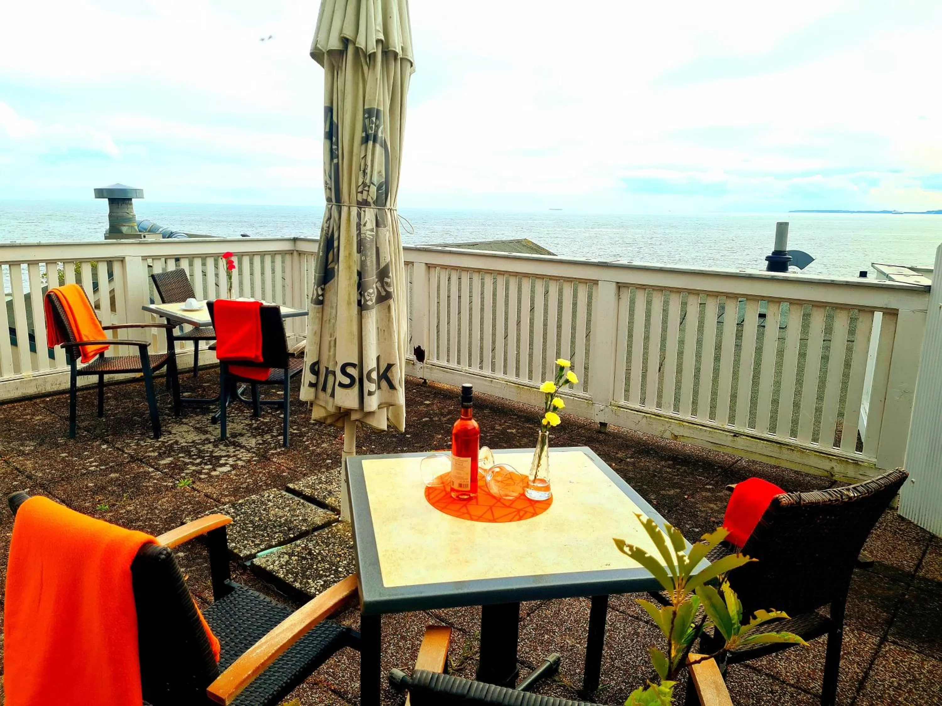 Double Room with Sea View in Fährblick - Pension und Restaurant direkt am Wasser